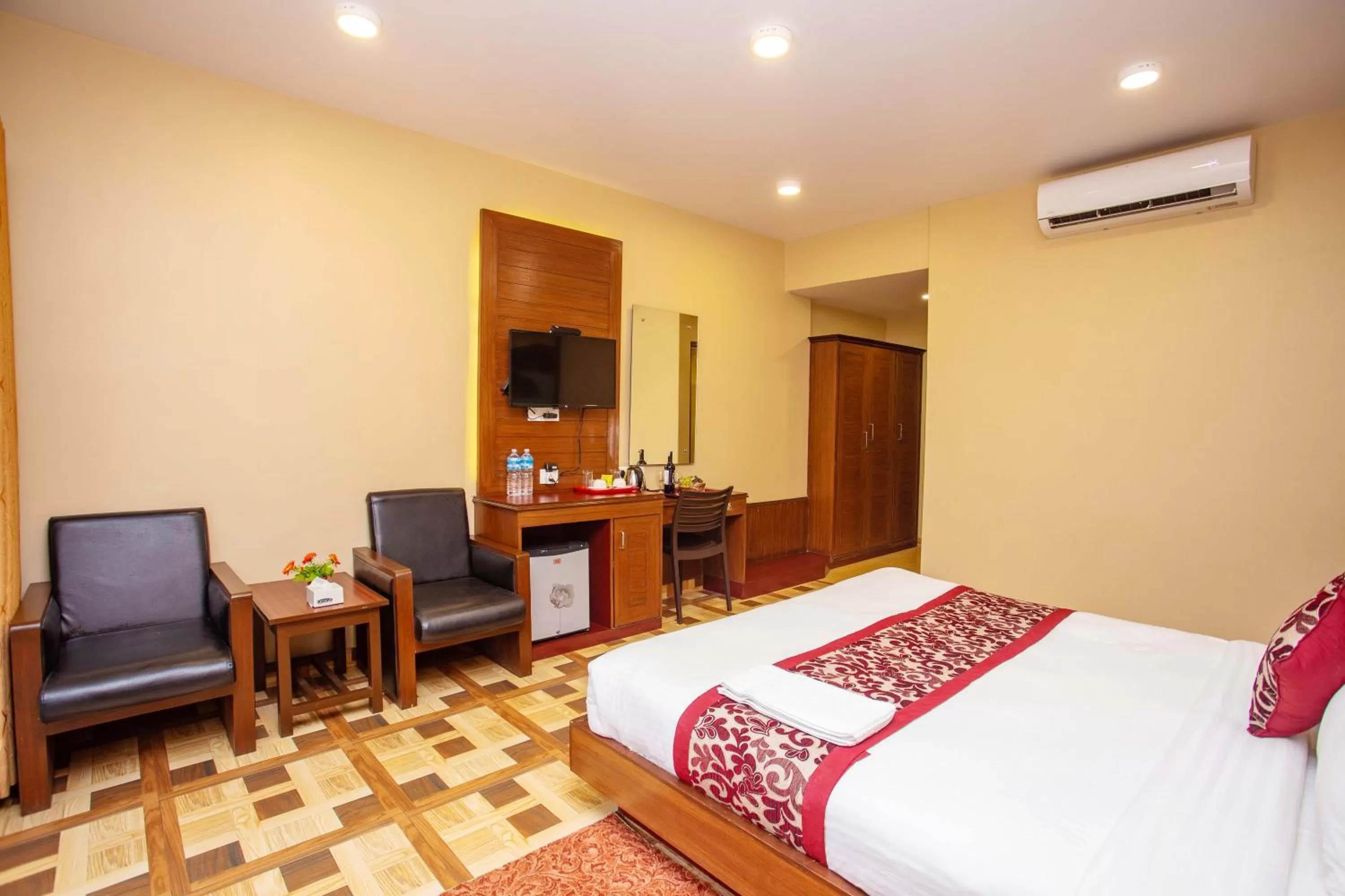 Photo of the whole room, Bed in Hotel Iceland