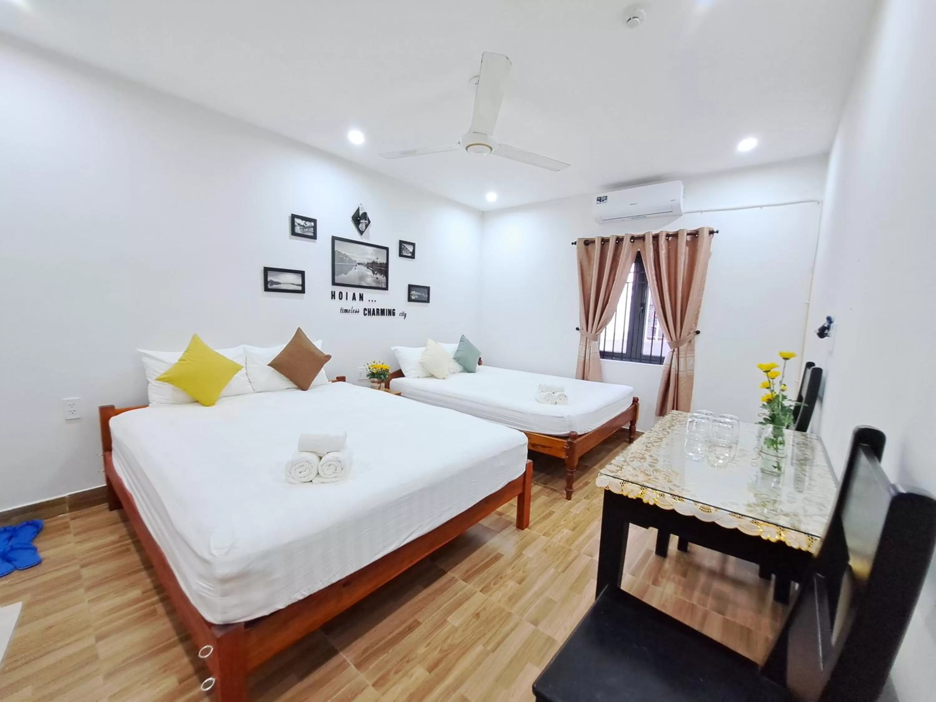 Bed in GREEN TOWN hotel HỘI AN