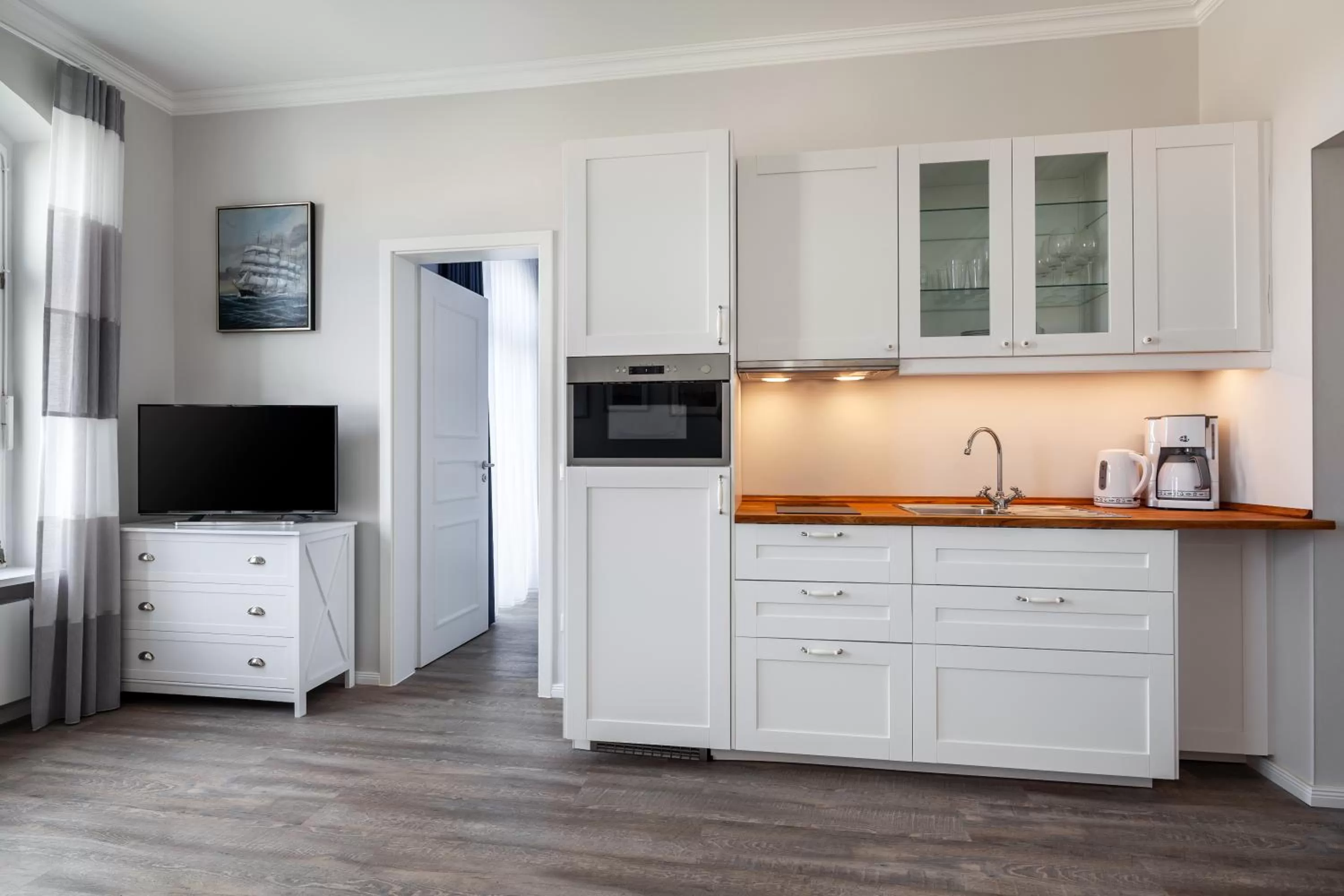 Kitchen or kitchenette in Hotel Rosenhof