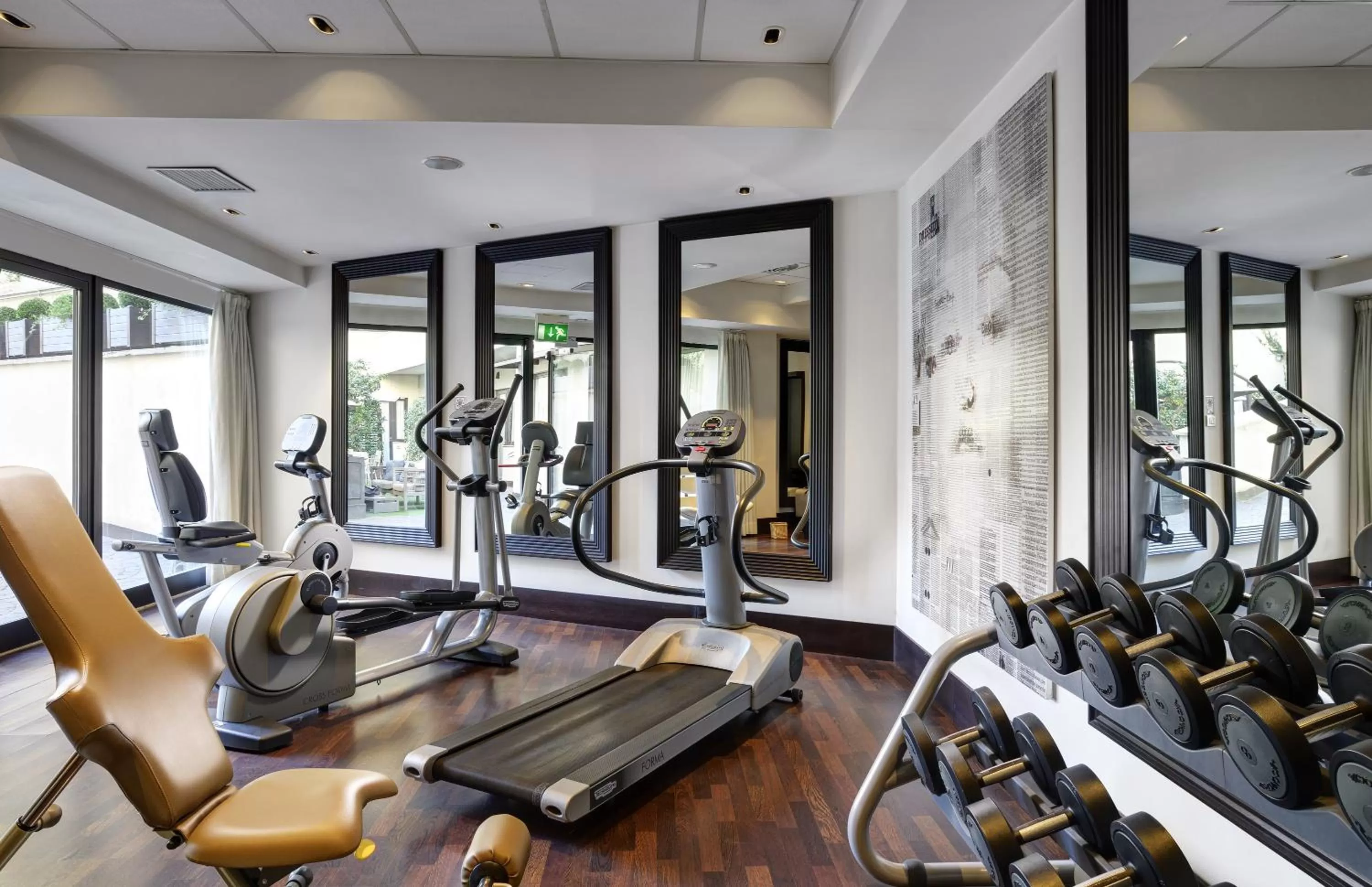 Fitness centre/facilities in Hotel Pulitzer