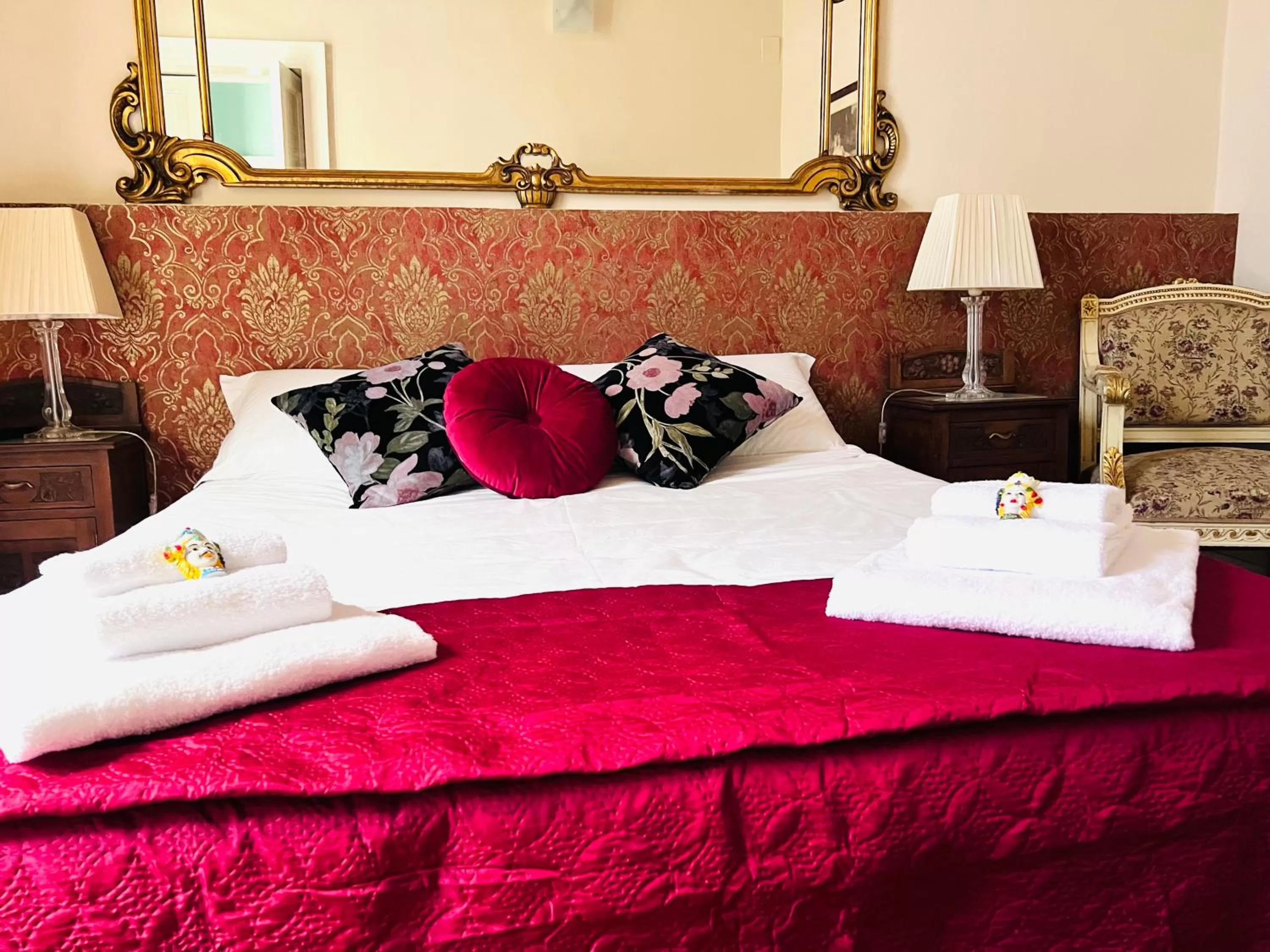 Bed in Sofia Katane Suites