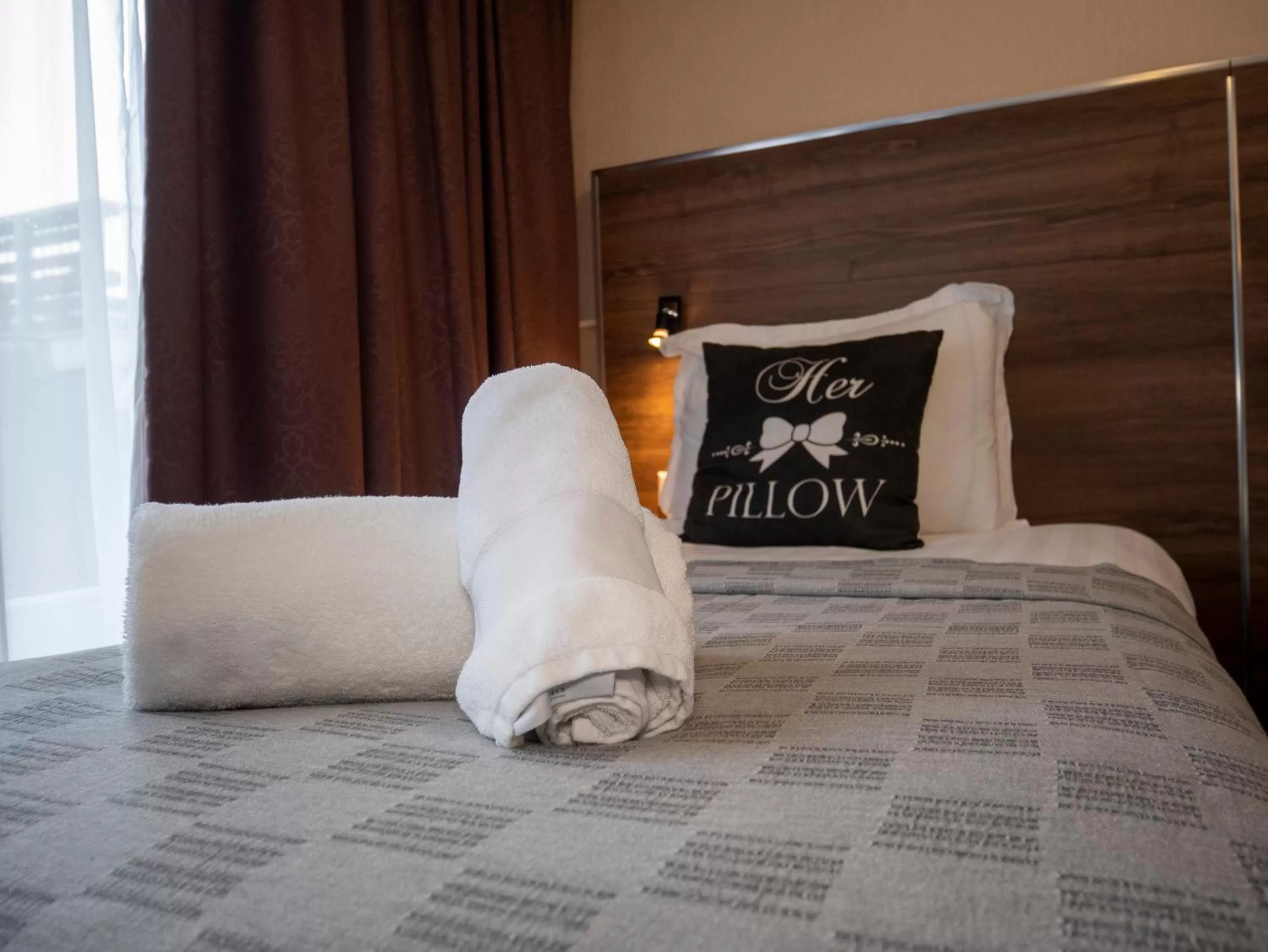 Bed in Hotel Hague Center