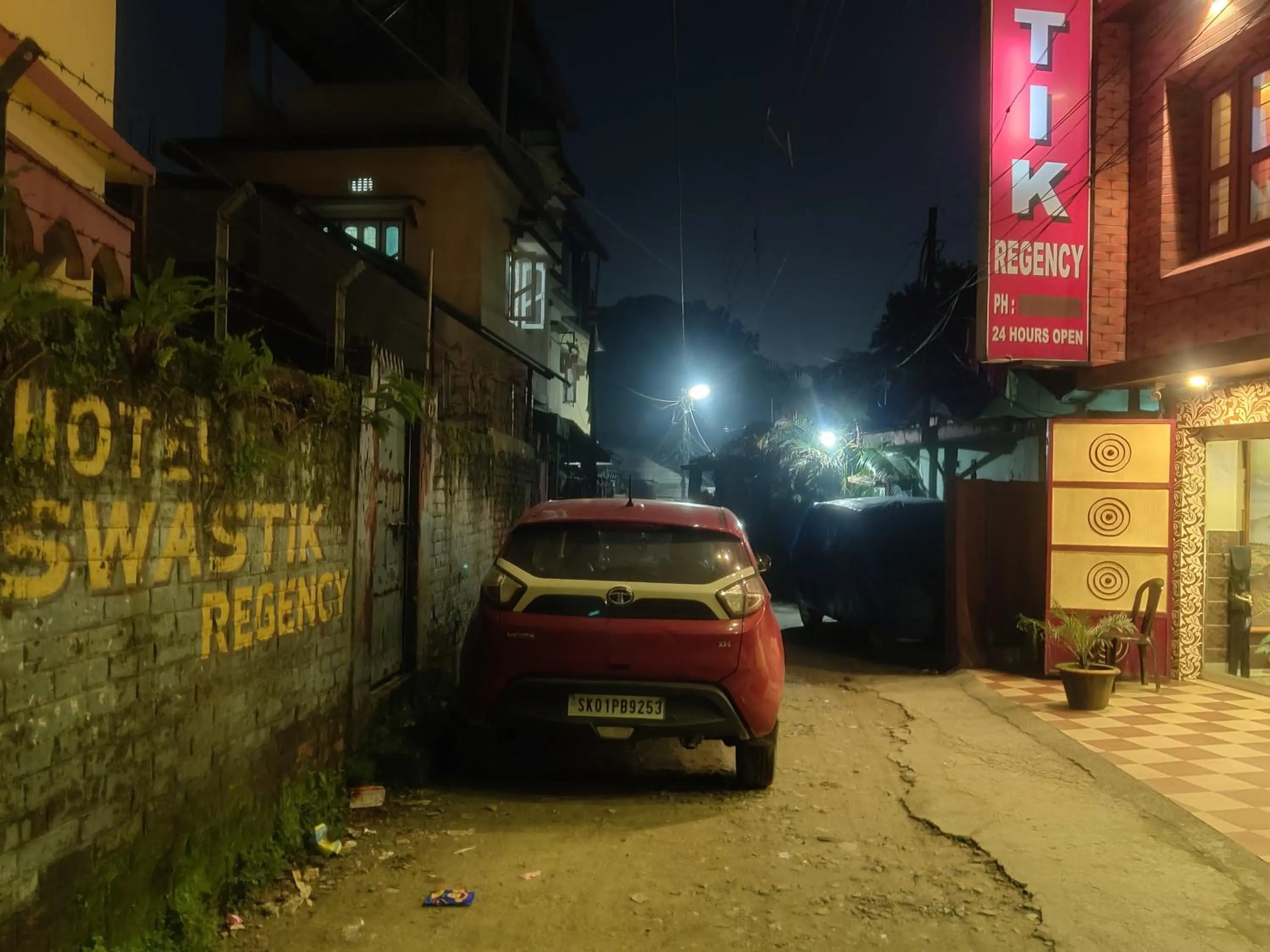 Parking in Hotel Swastik Regency