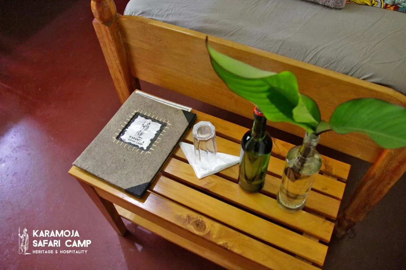 Bed in Kara-Tunga Safari Camp