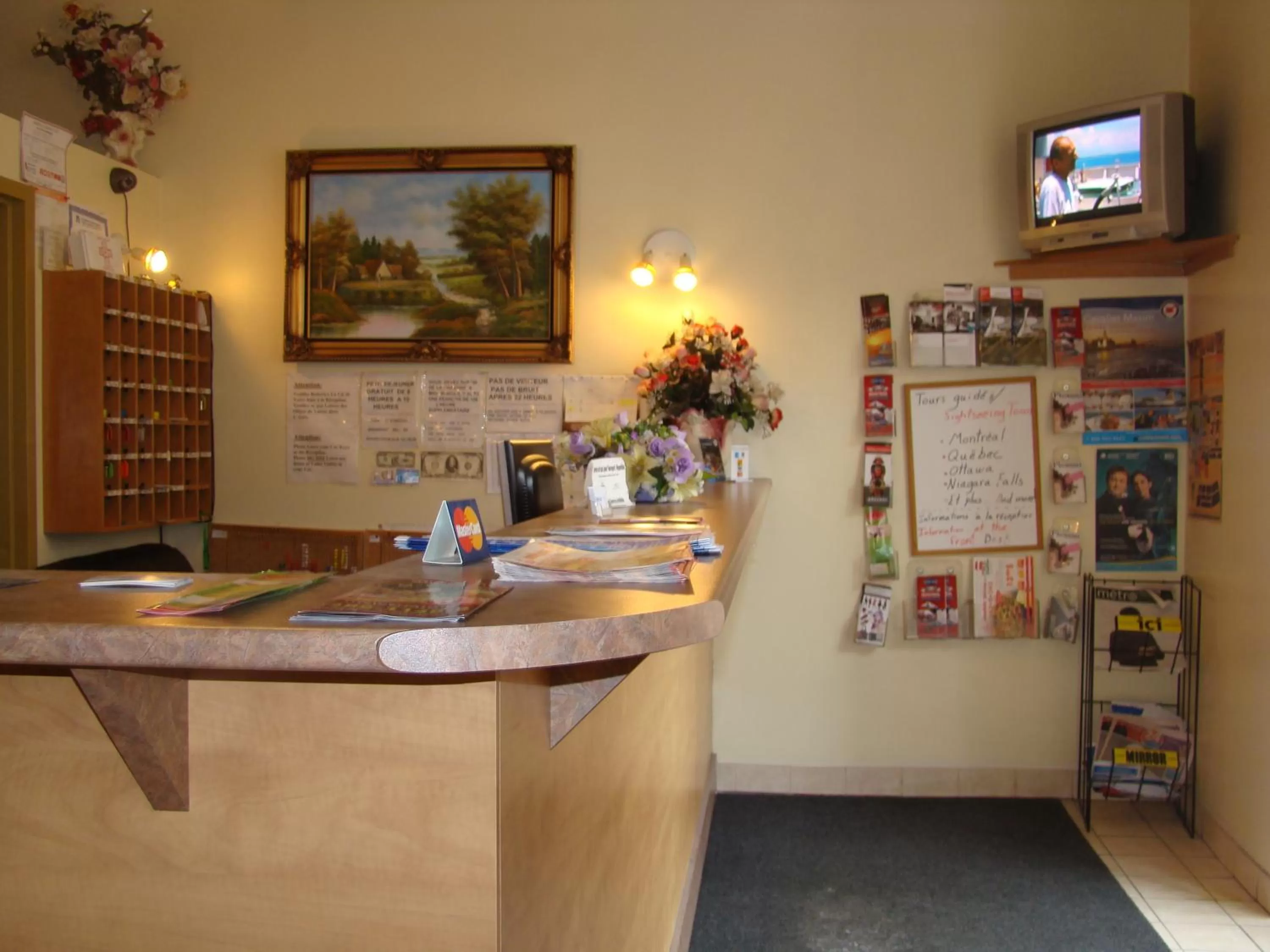 Lobby or reception in Hotel Quartier Latin