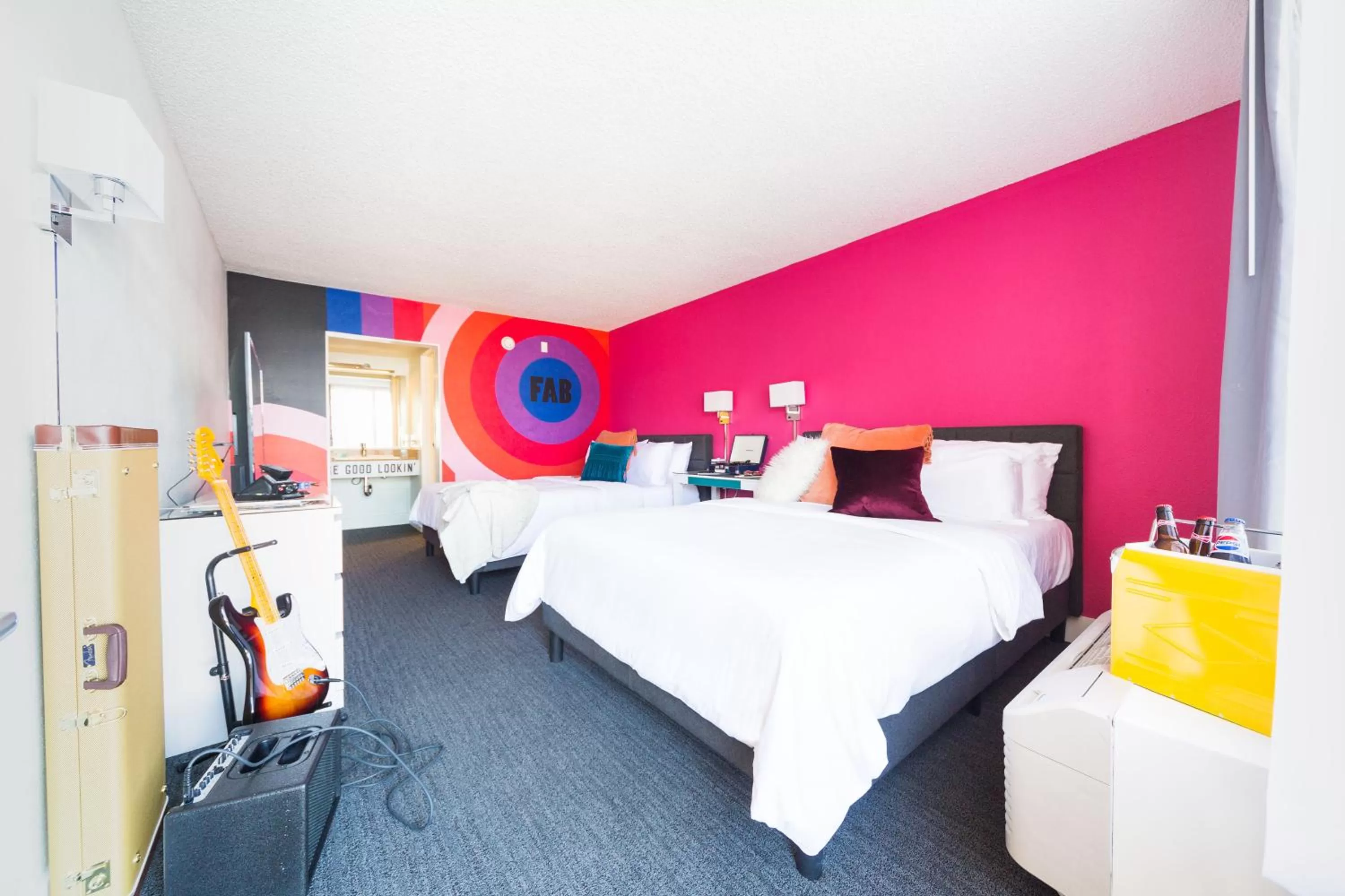 Bed in Rambler Hotel