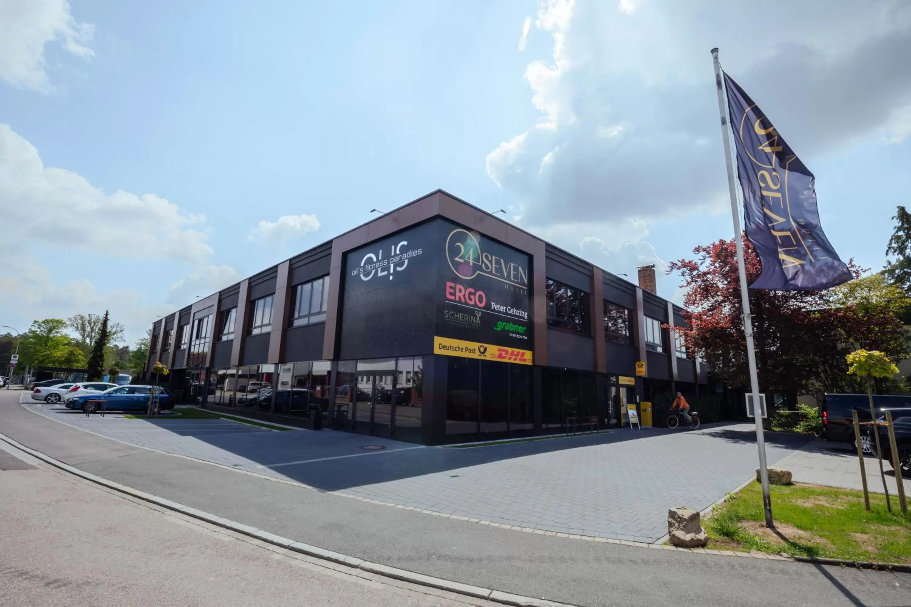 Property building in 24Seven Hotel Schwabach