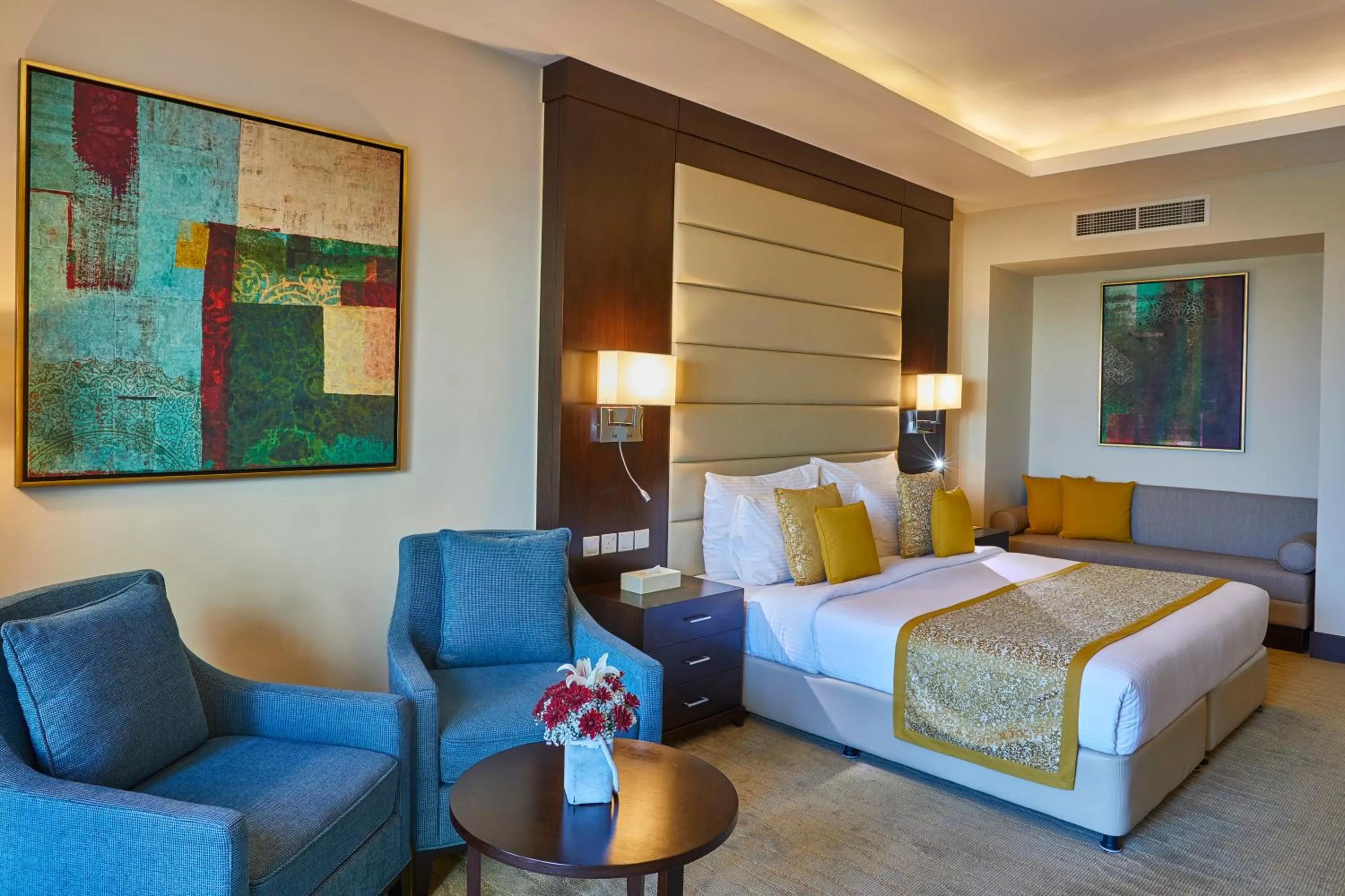 Bed in Al Bahar Hotel & Resort