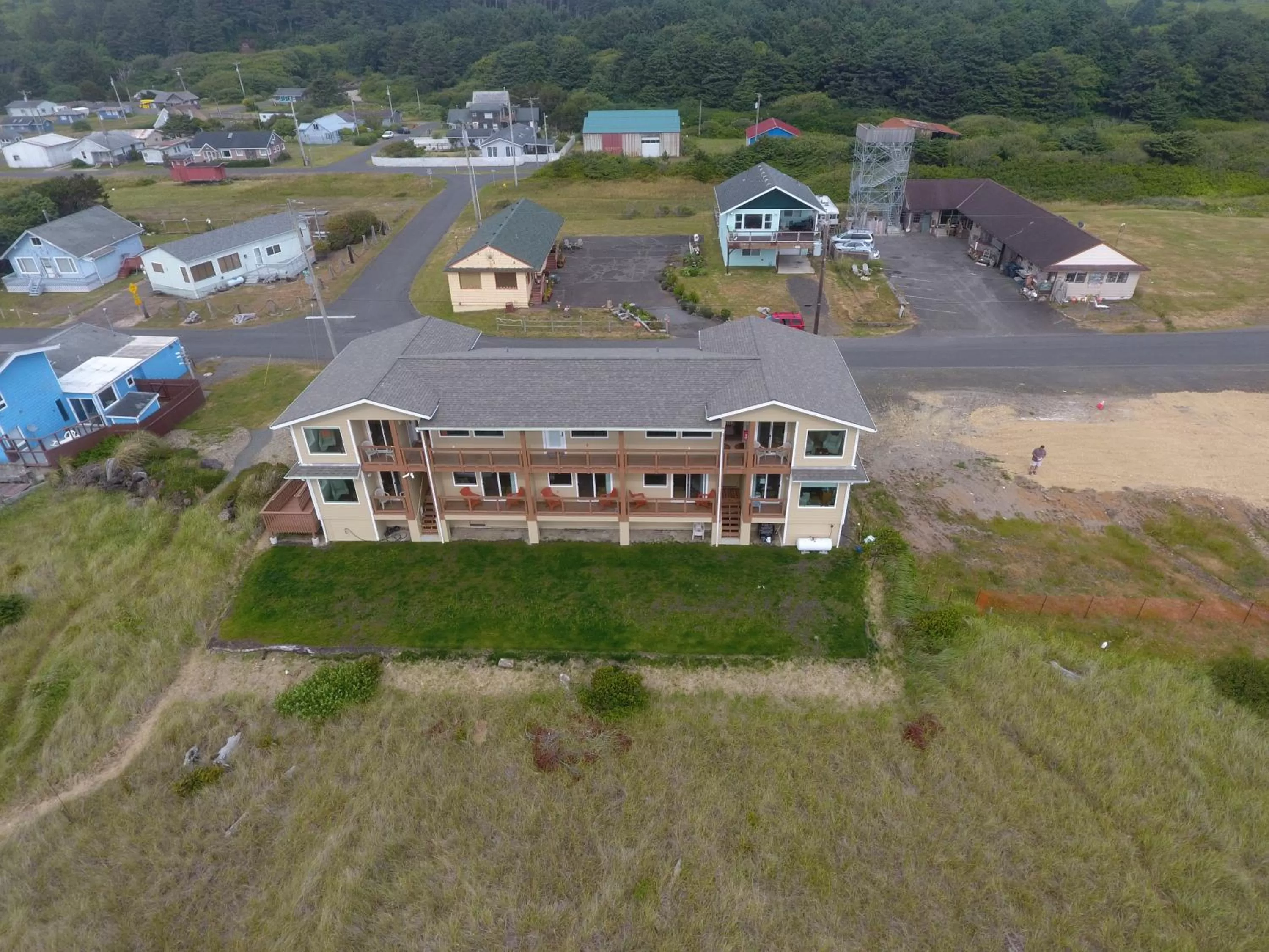 Bird's eye view in Moonstone Beach Motel