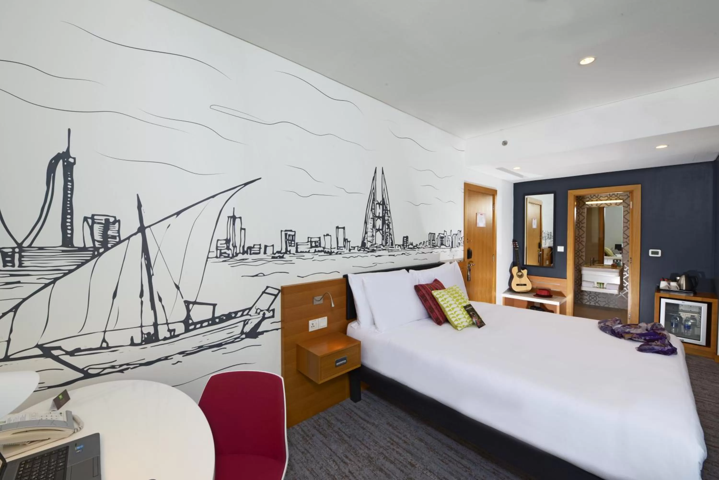 Bedroom, Bed in ibis Styles Manama Diplomatic Area