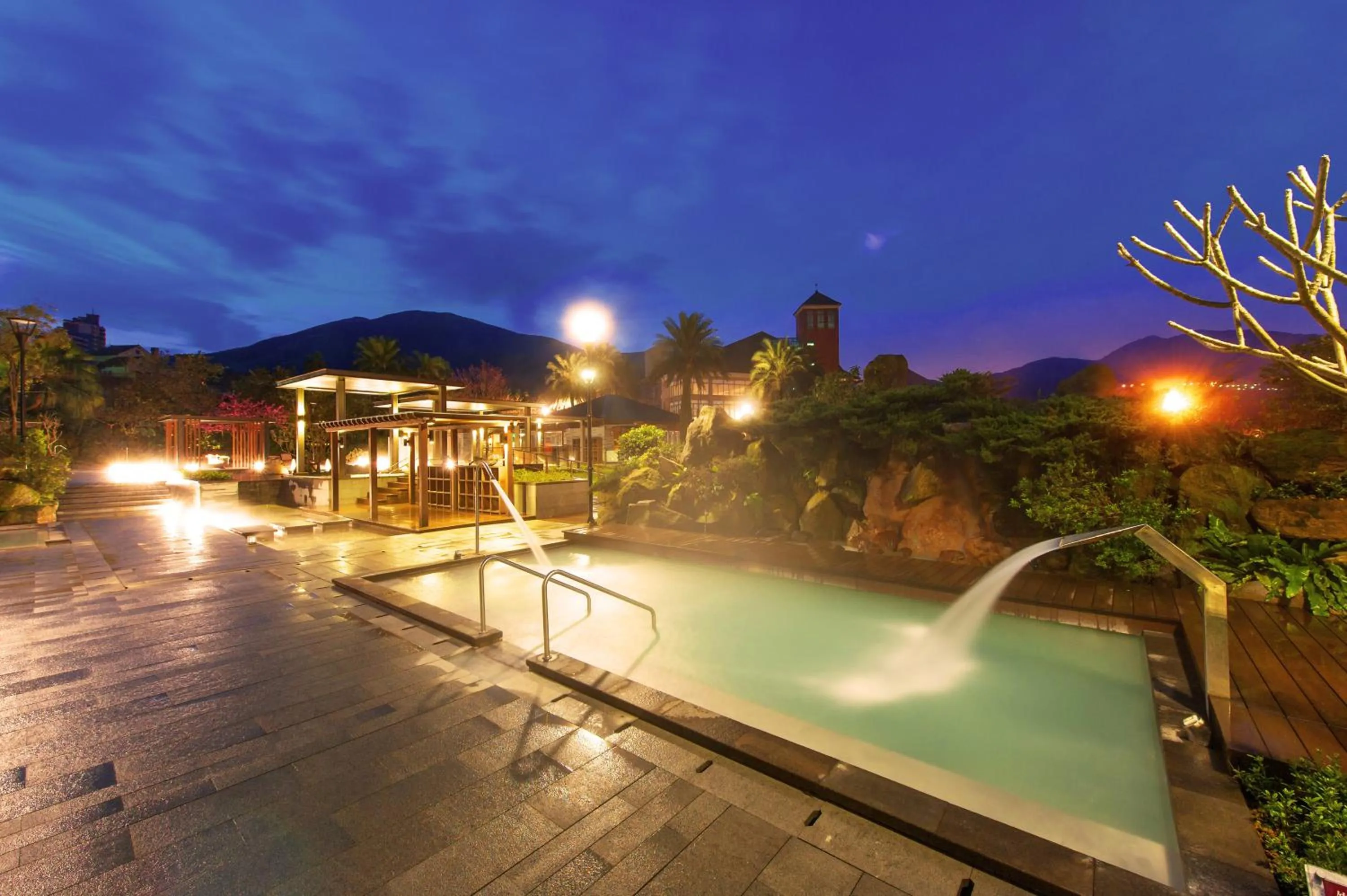 Hot Spring Bath in Yang Ming Shan Tien Lai Resort & Spa