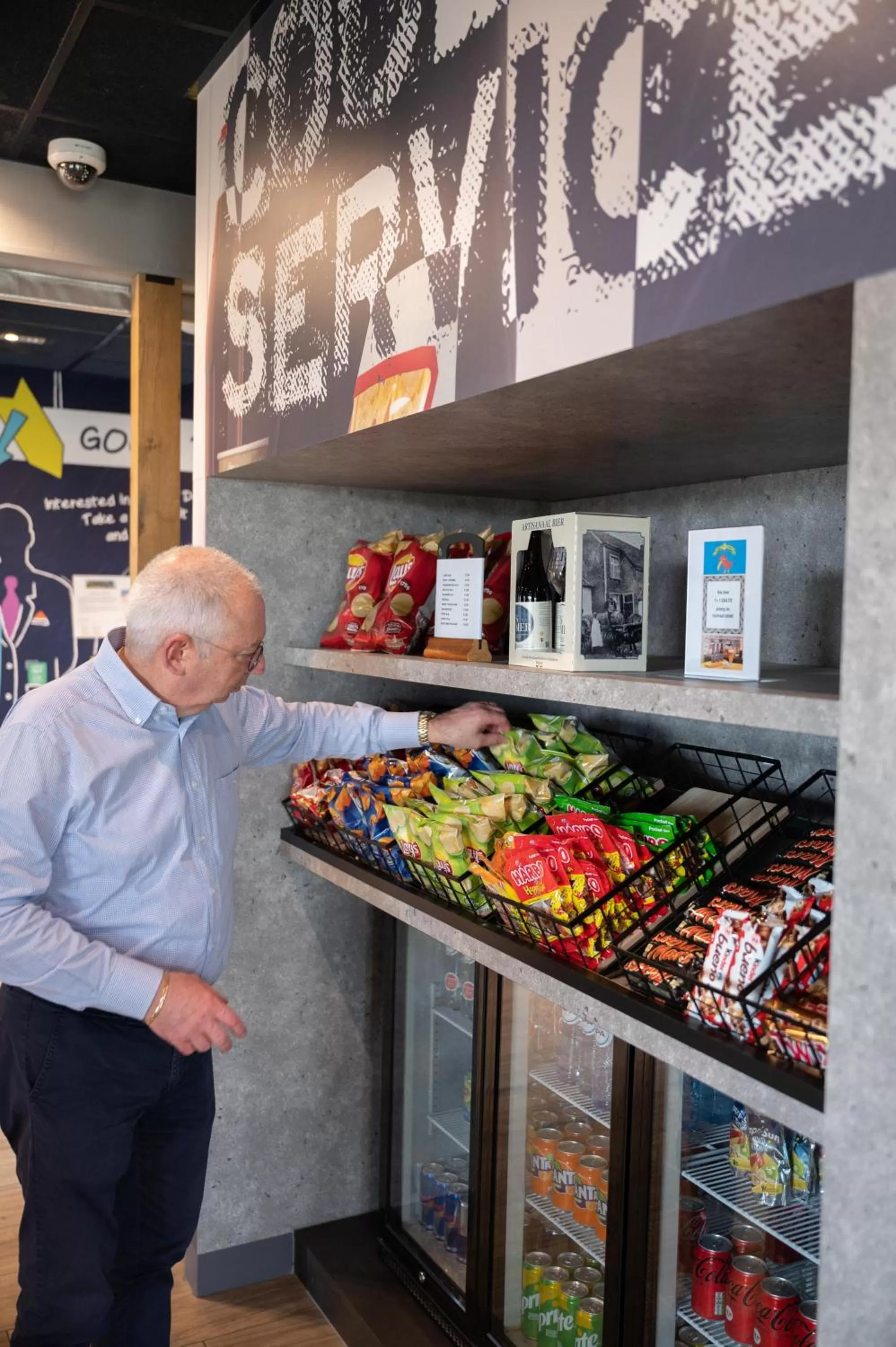vending machine in ibis budget Oostende Airport