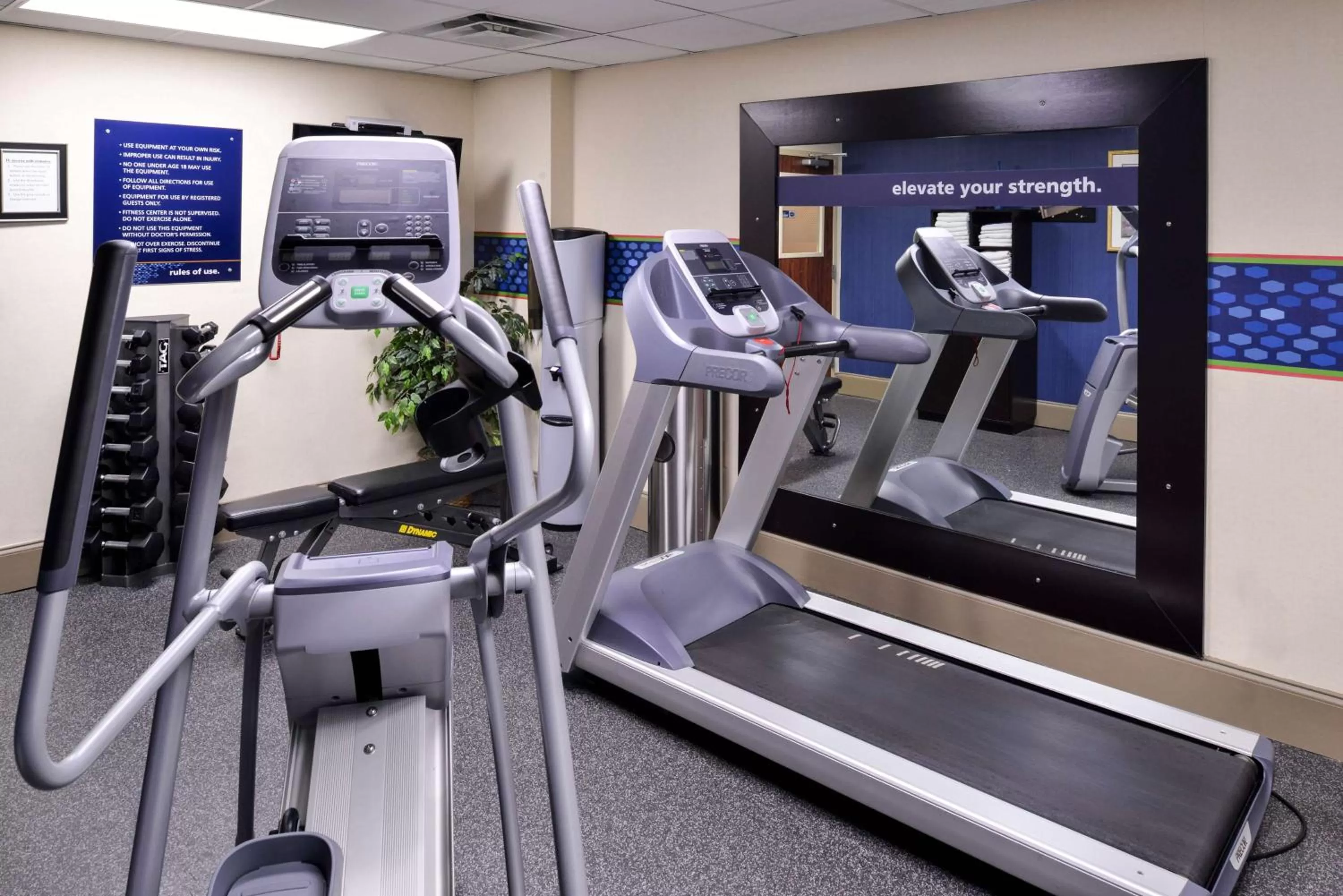 Fitness centre/facilities in Hampton Inn Nashville-I-24 Hickory Hollow
