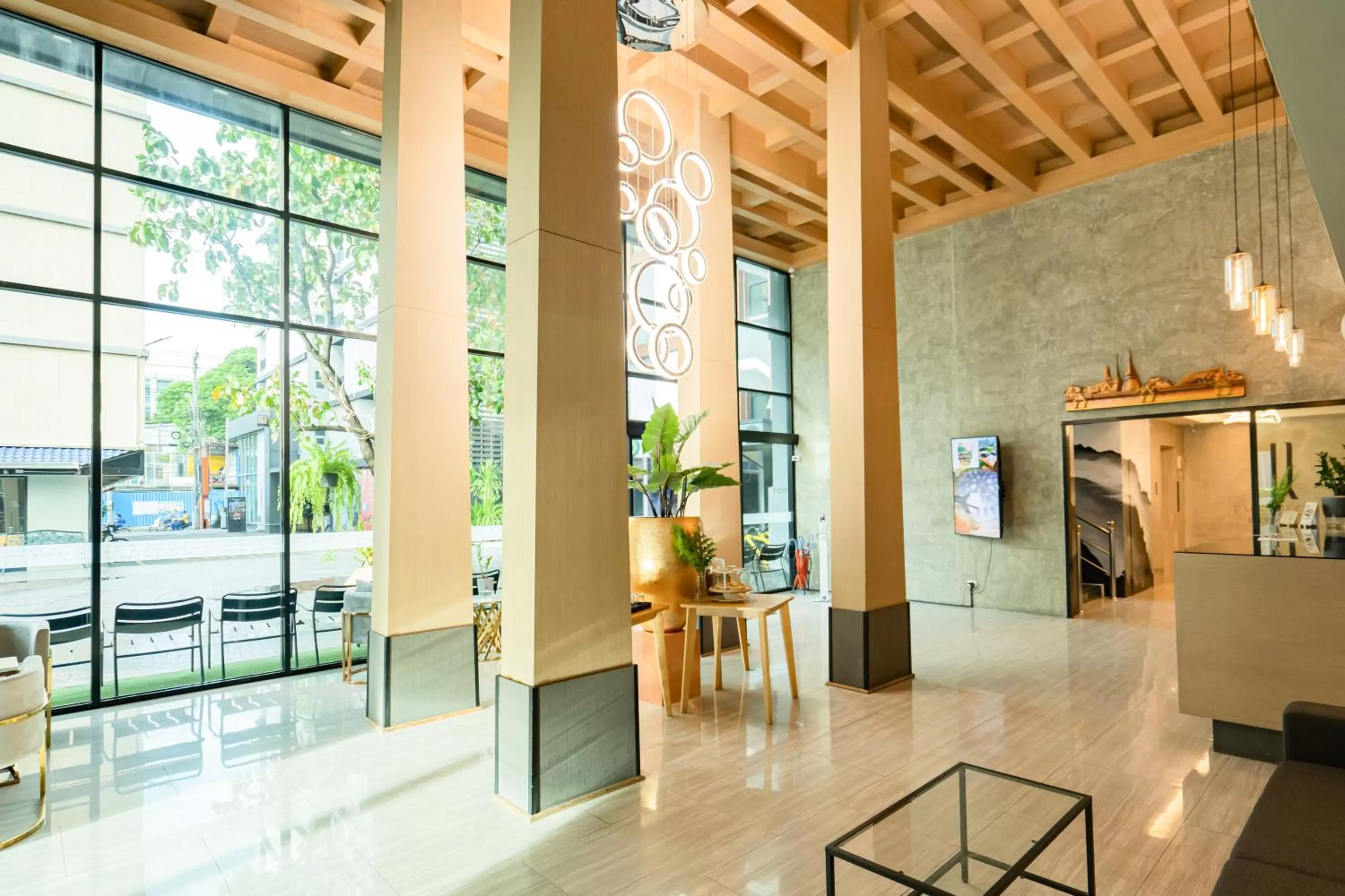 Lobby or reception in The Riche Boutique Hotel Don Mueang Airport
