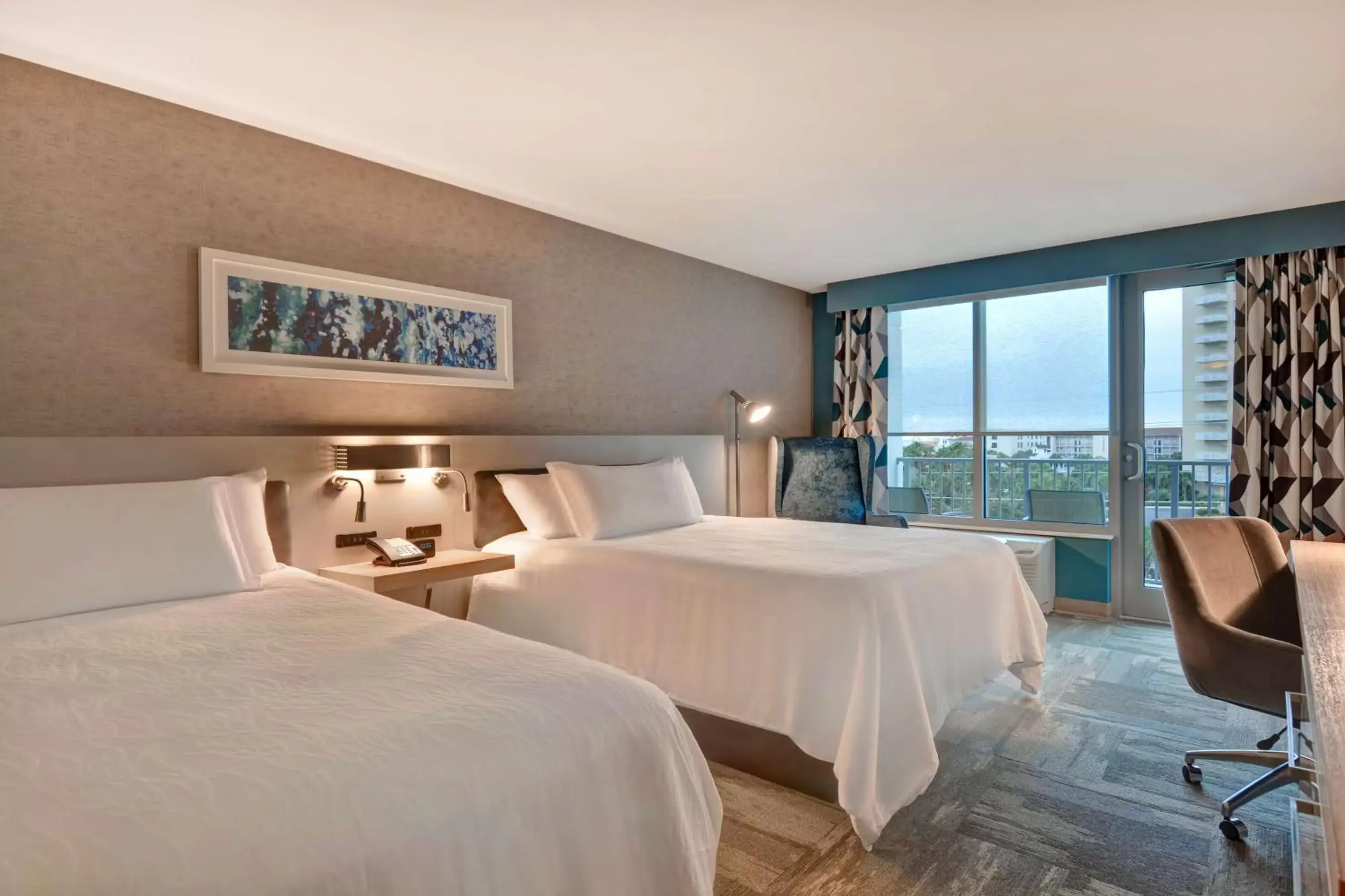 Queen Room with Two Queen Beds and Balcony - Hearing Accessible in Hilton Garden Inn Destin Miramar Beach, Fl Queen Room with Two Queen Beds and Balcony - Hearing Accessible in Hilton Garden Inn Destin Miramar Beach, Fl