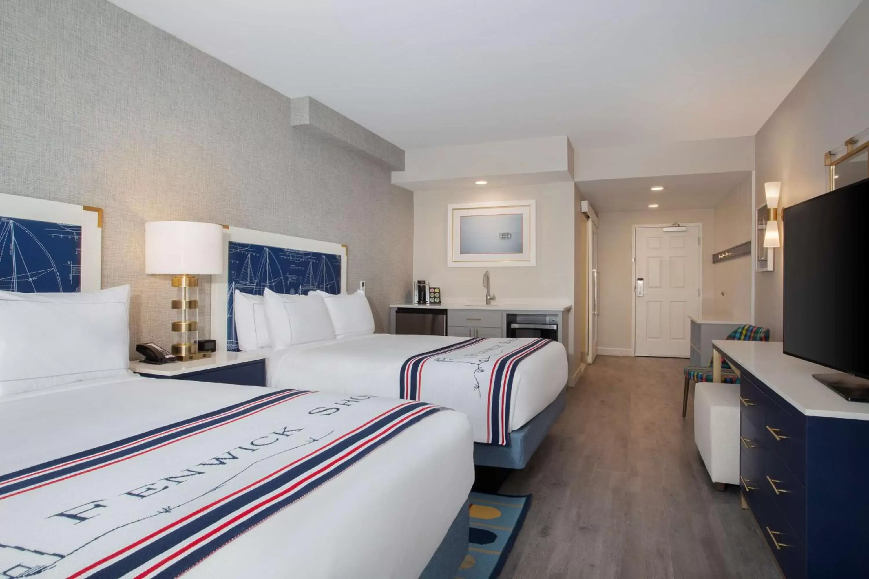 Queen Room with Two Queen Beds - Hearing Accessible in Fenwick Shores, Tapestry Collection by Hilton Queen Room with Two Queen Beds - Hearing Accessible in Fenwick Shores, Tapestry Collection by Hilton