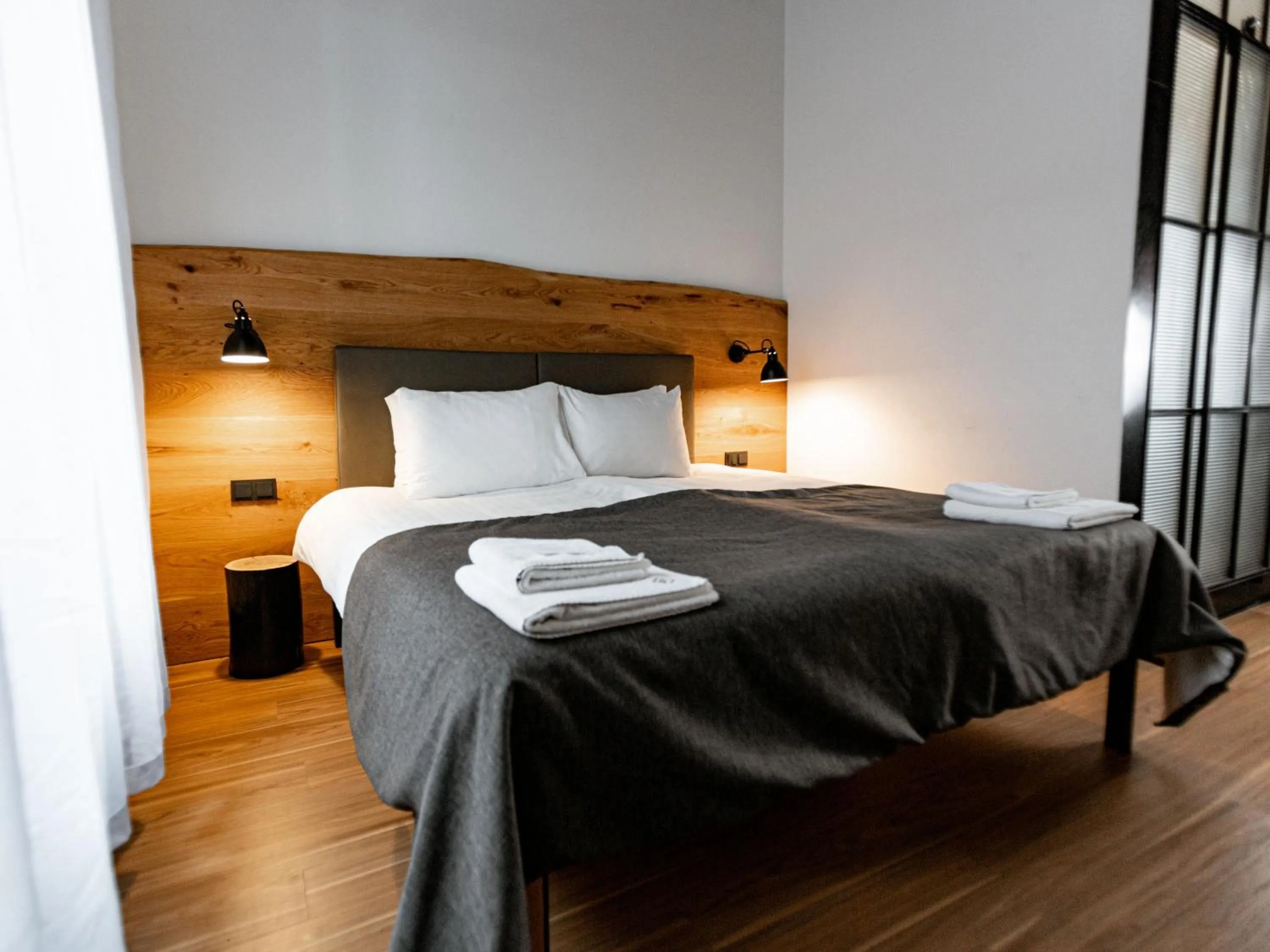 Bed in Hotel Rum Budapest