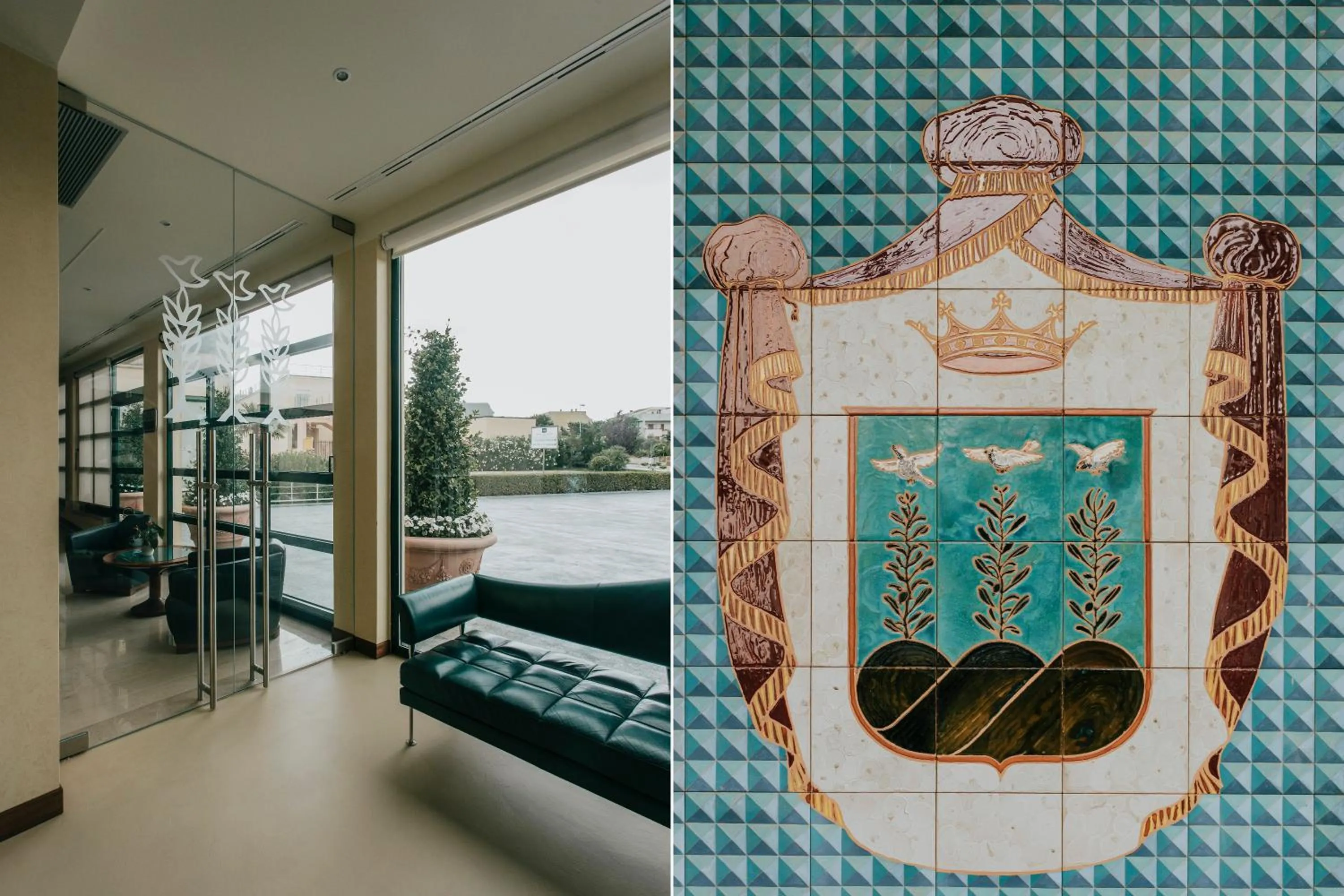 Property logo or sign in Hotel Del Campo