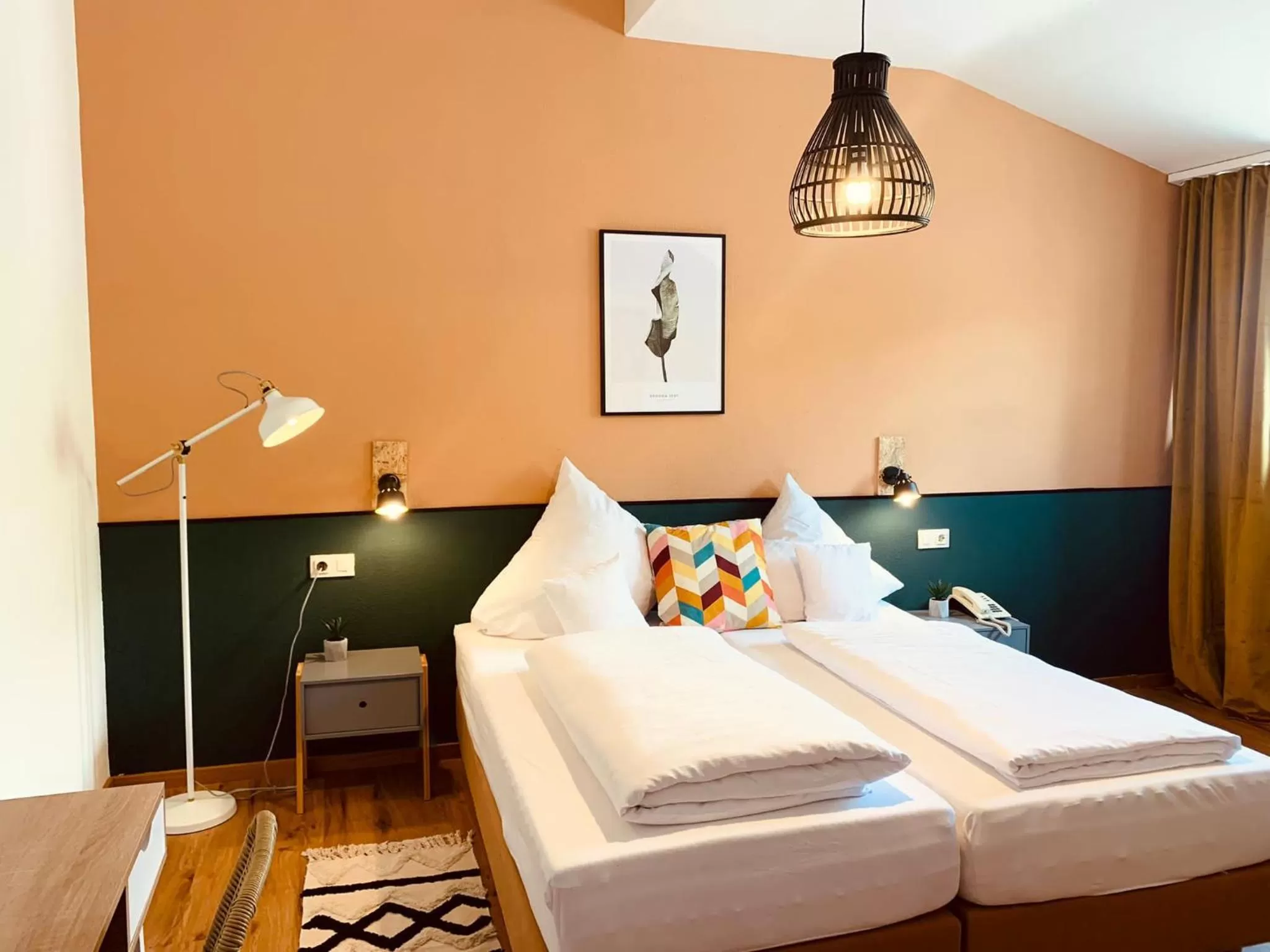 Bed in Vegan Hotel und Restaurants Nicolay 1881