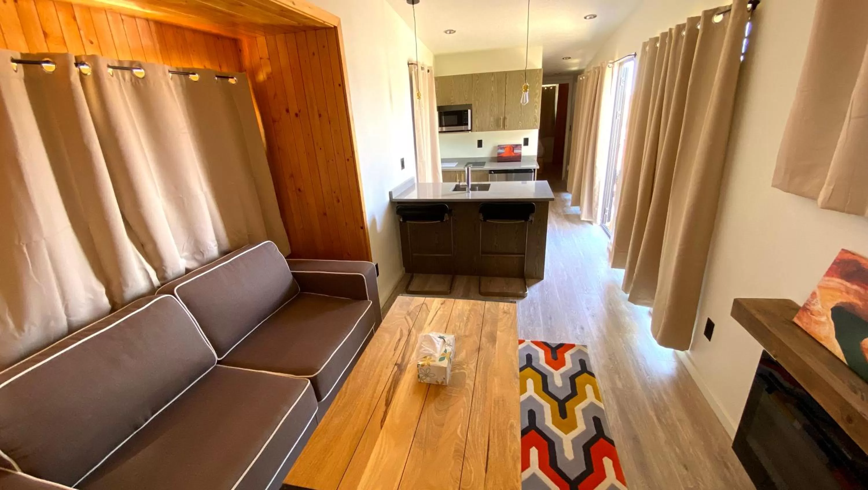 Living room in Ticaboo Lodge