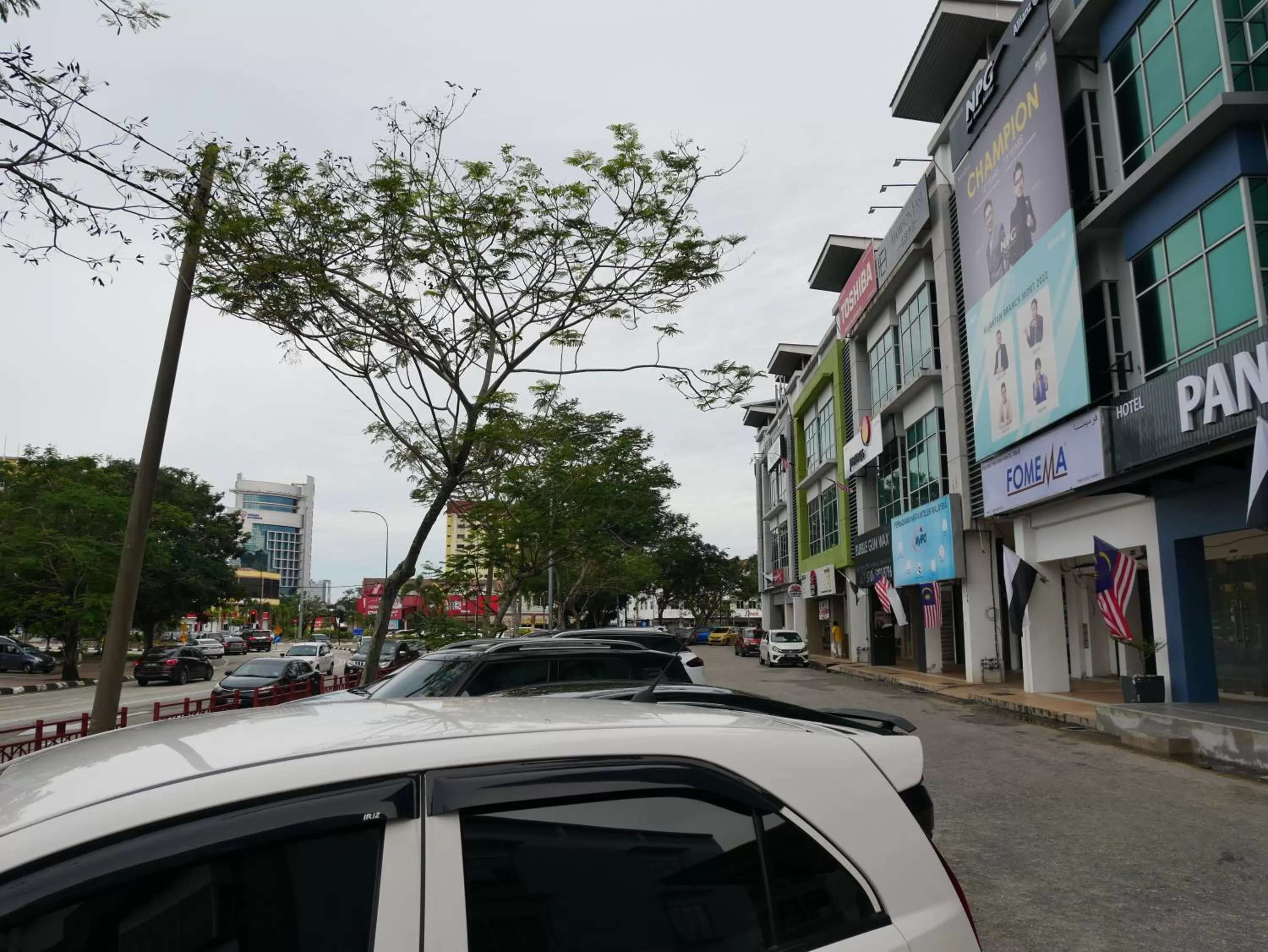 Street view in Pantai Regal City Hotel