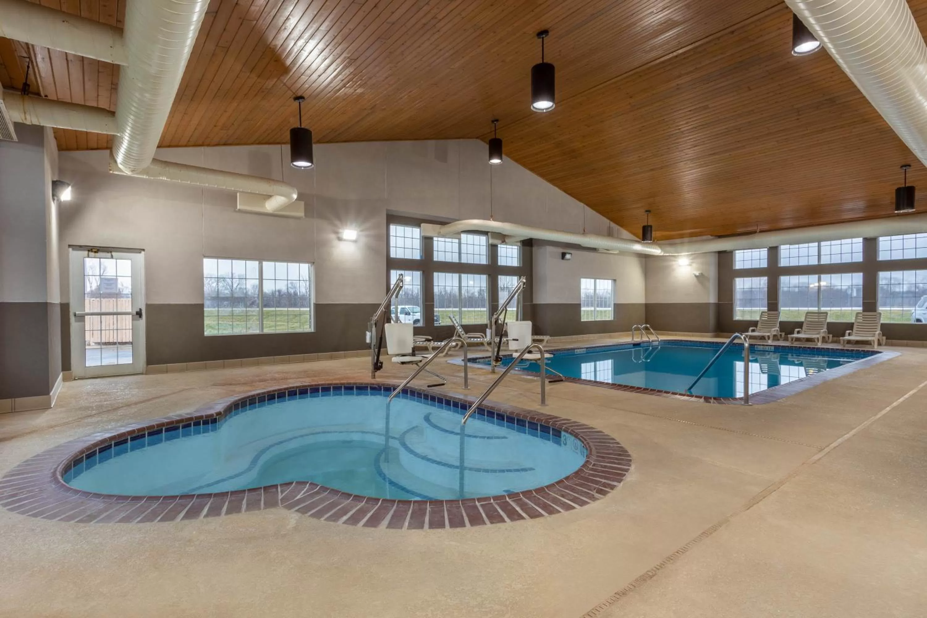 Swimming pool in AmericInn by Wyndham Fulton Clinton