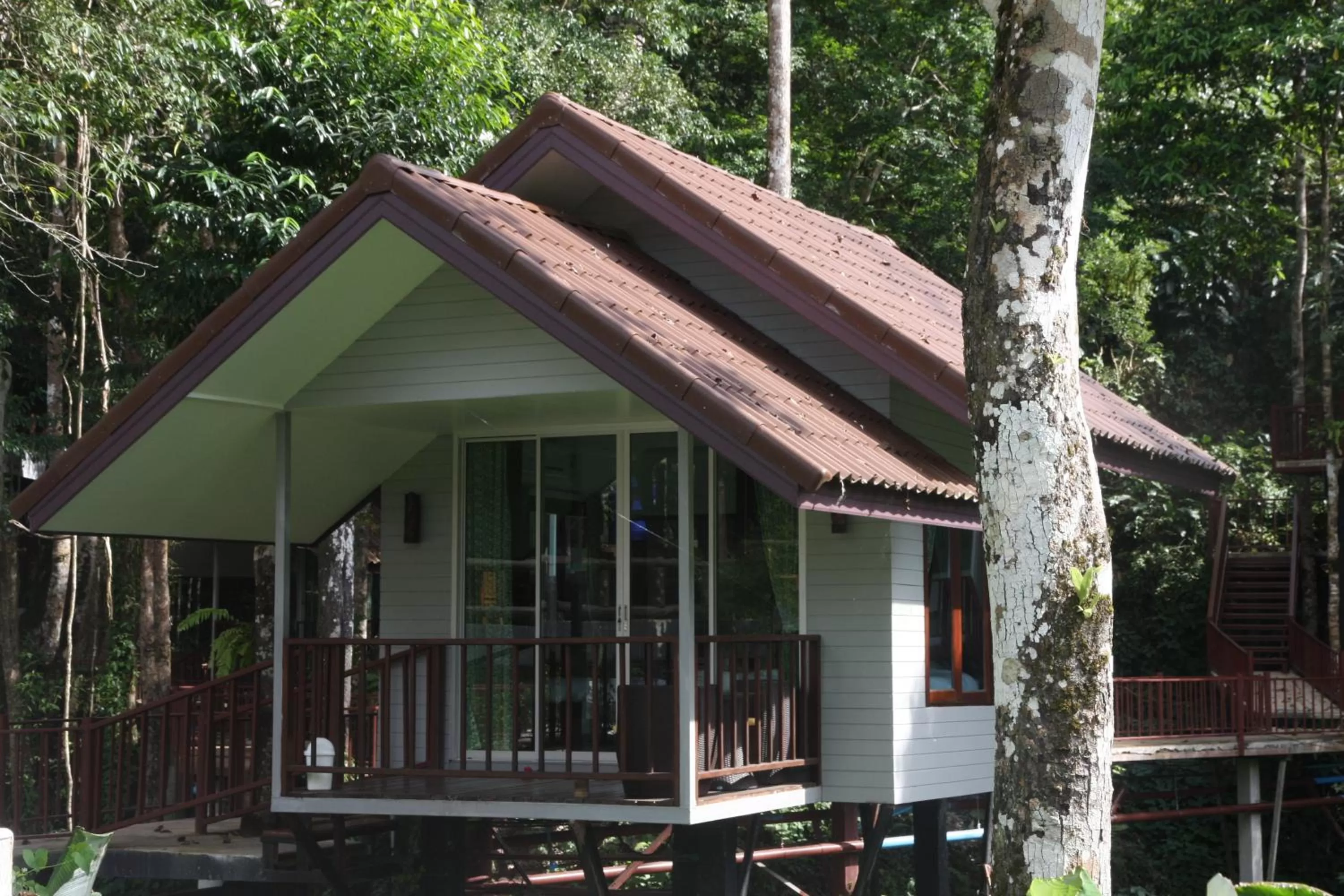 Decorative detail, Property Building in Rock and Tree House Resort