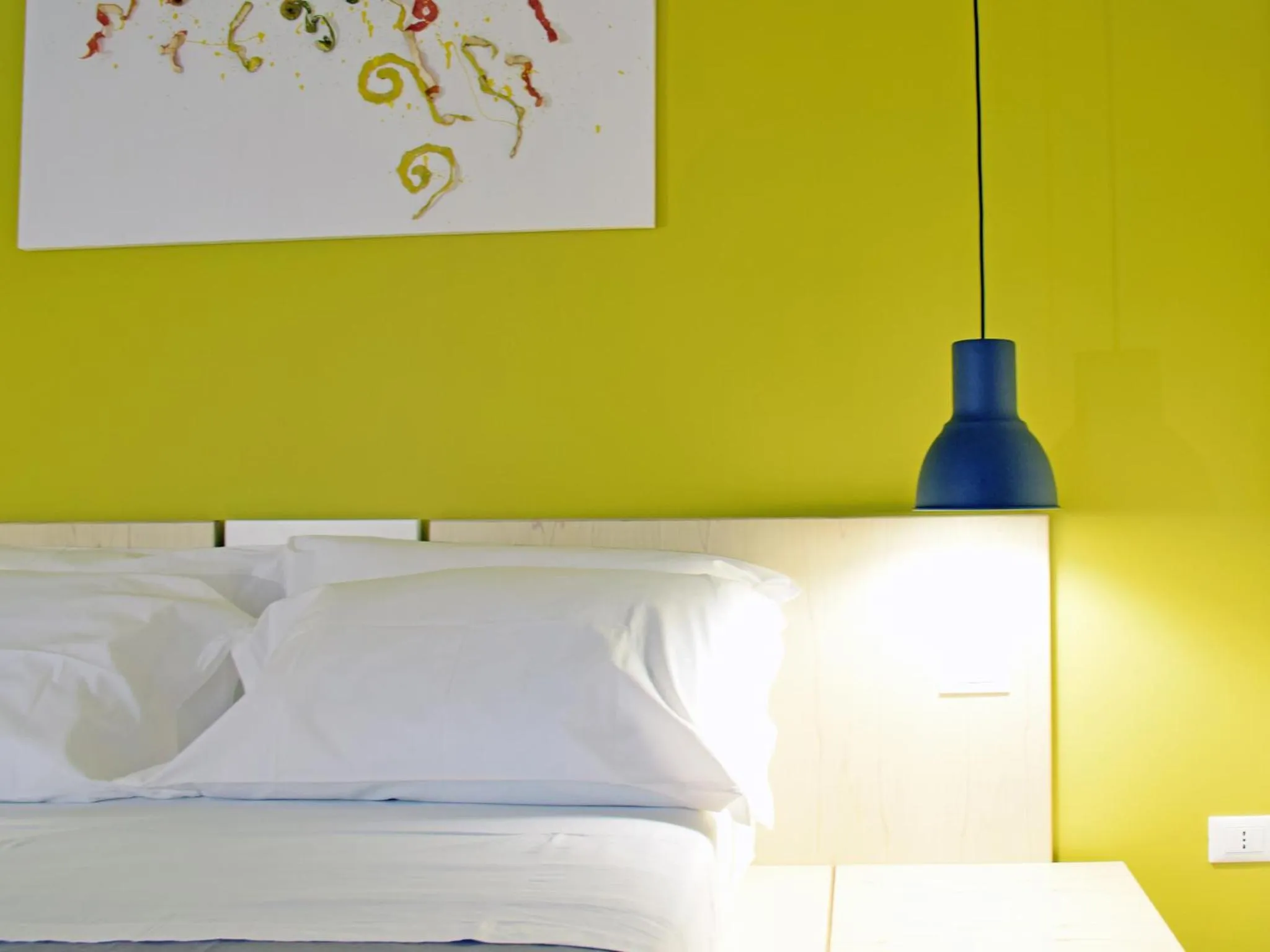 Decorative detail, Bed in Bio Hotel Palermo