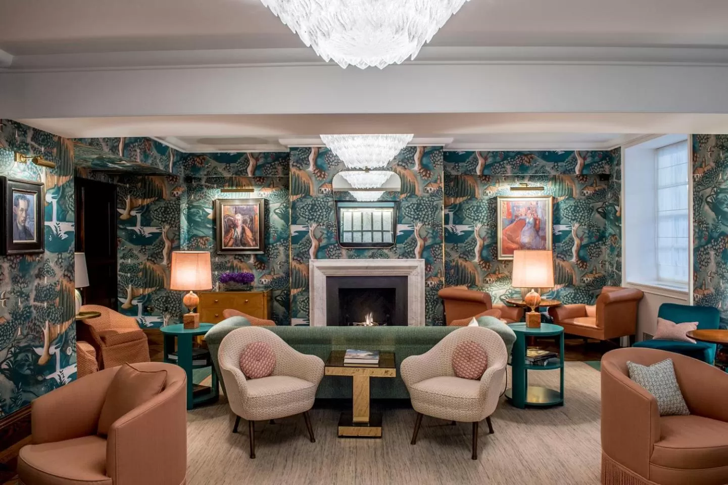 Lobby or reception in The Bloomsbury Hotel