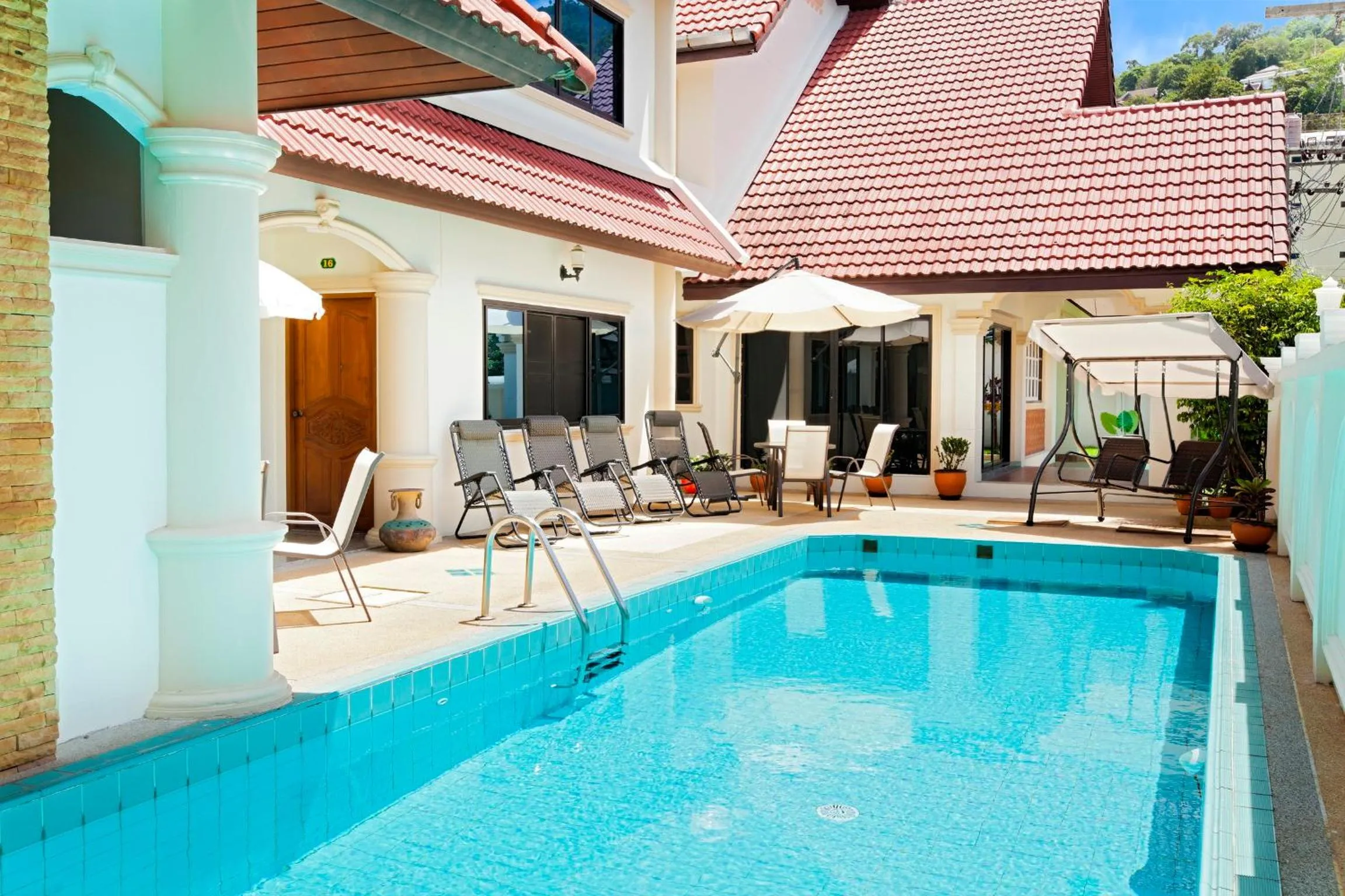 Swimming pool in Royal Prince Residence, Patong Beach