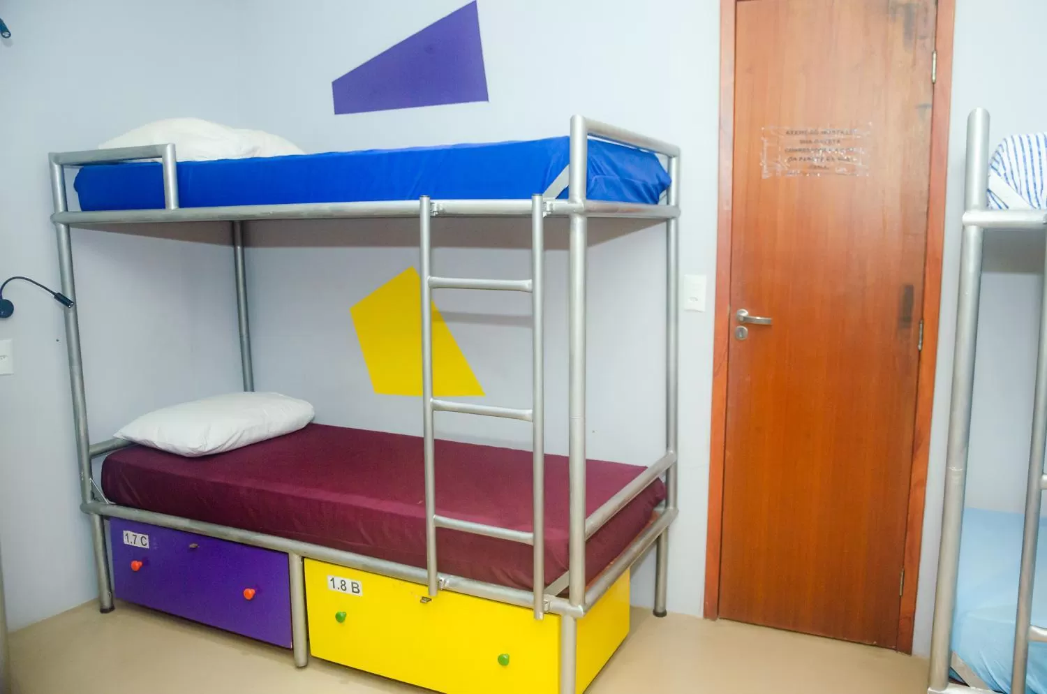 Bed in Pousada e Hostel Chez Marianne