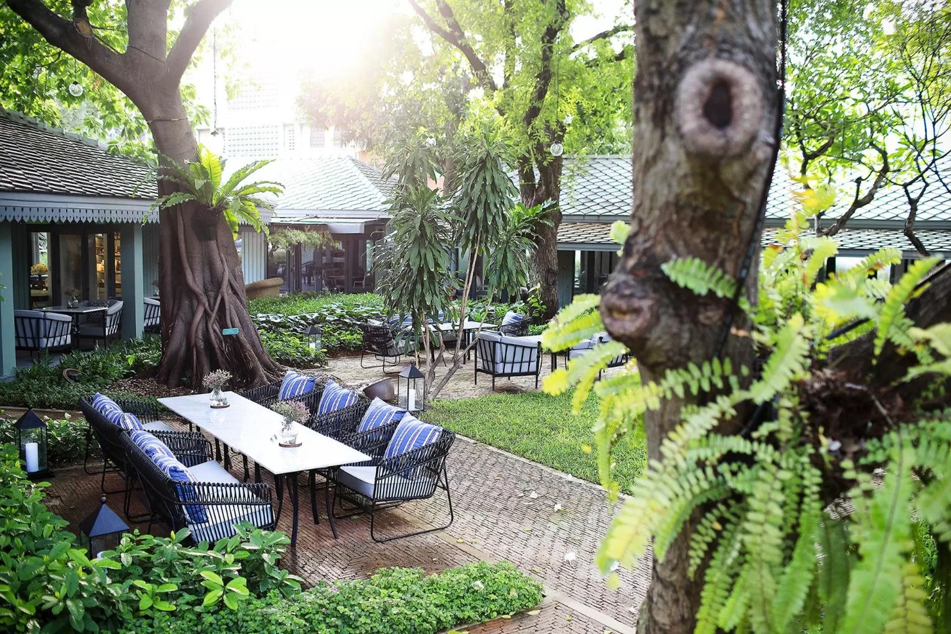 Garden view in The Raweekanlaya Bangkok Wellness Cuisine Resort