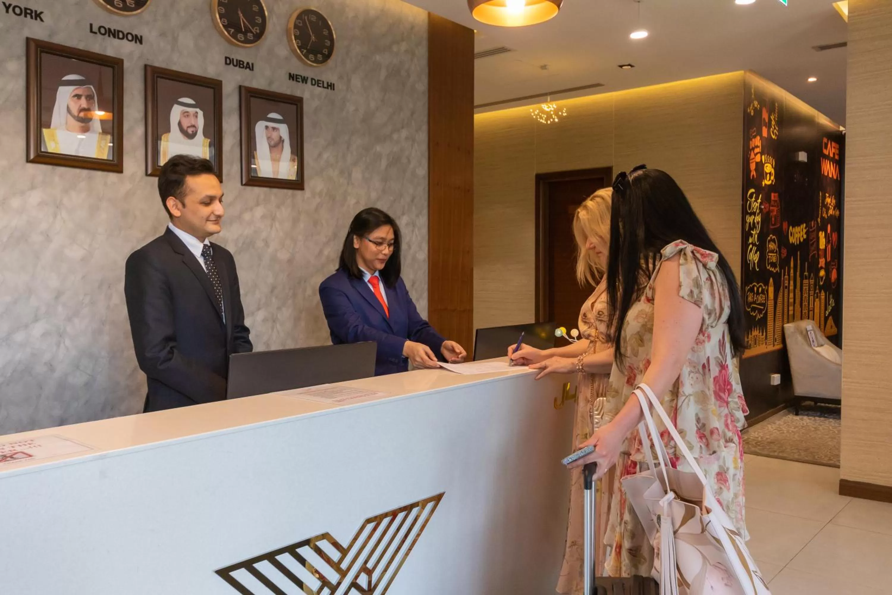 Lobby or reception in Le Wana Hotel