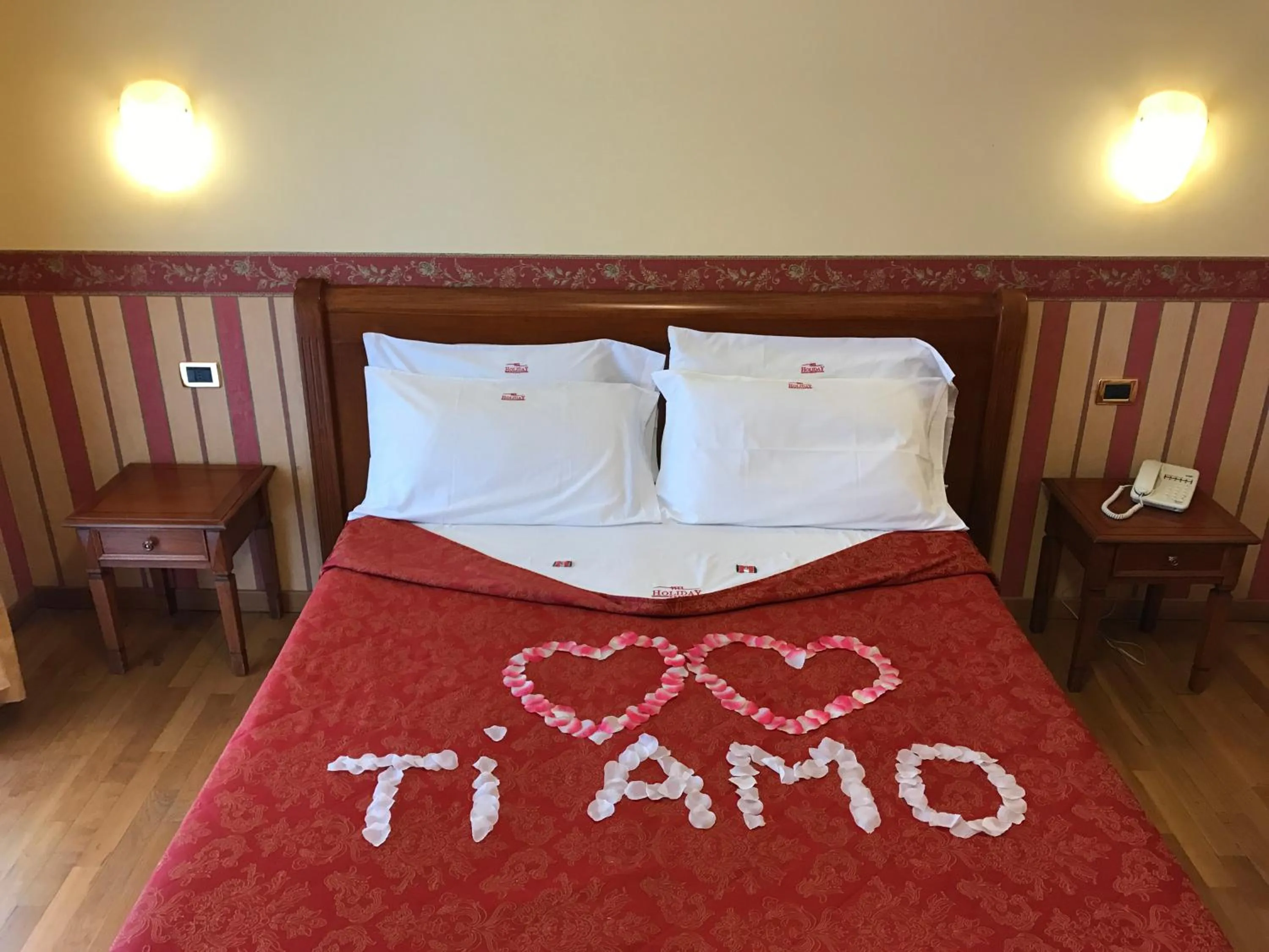 Bed in Hotel Holiday Sul Lago
