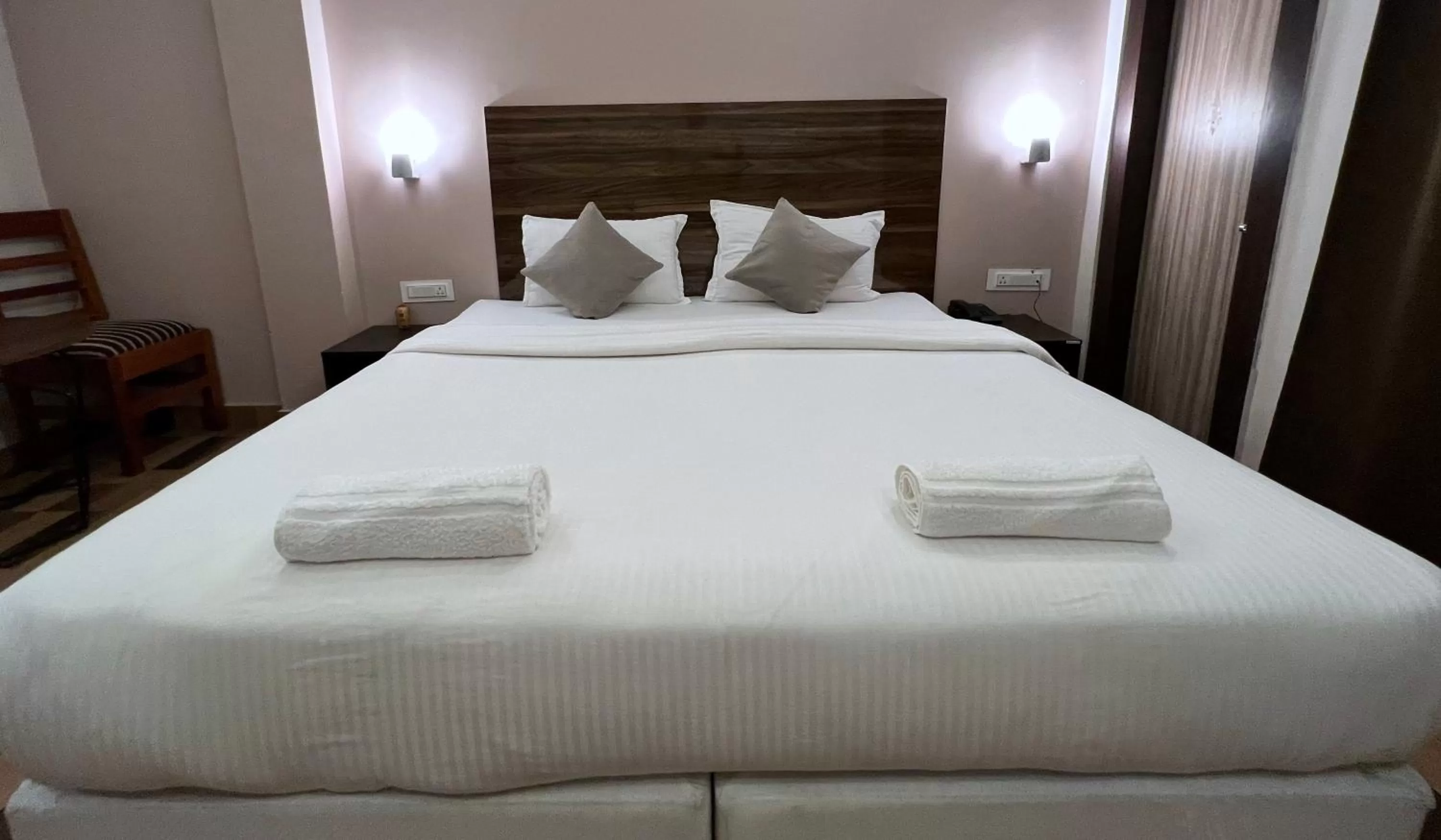 Bed in The Phoenix Residency