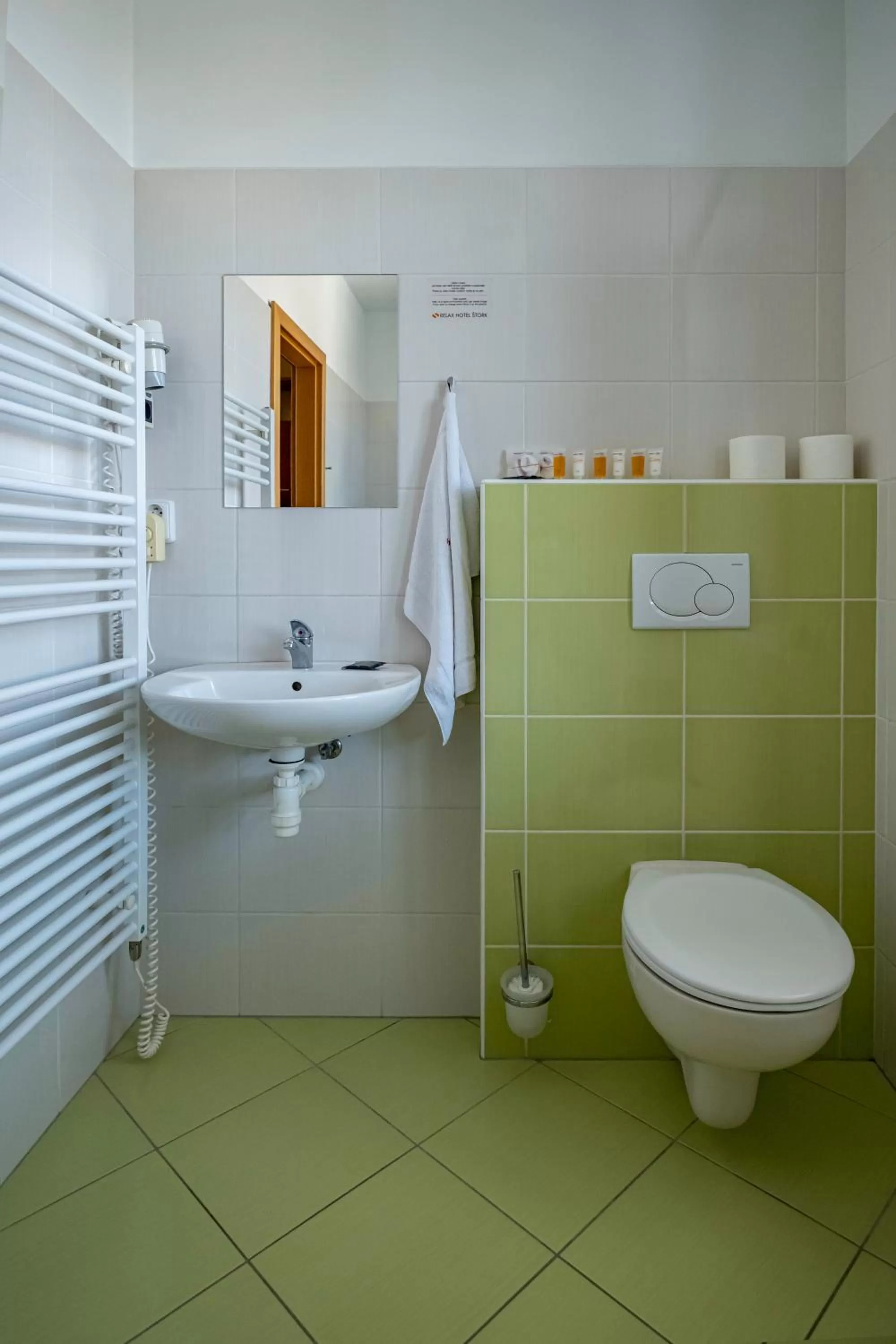 Bathroom in Relax Hotel Stork