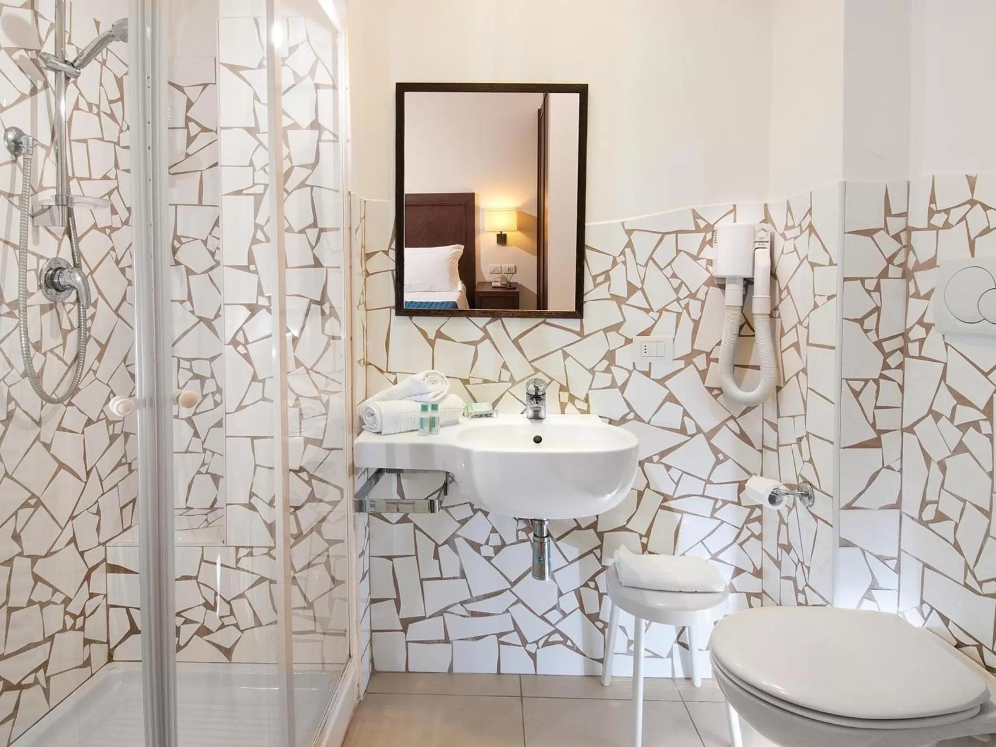 Shower in Hotel La Cappuccina