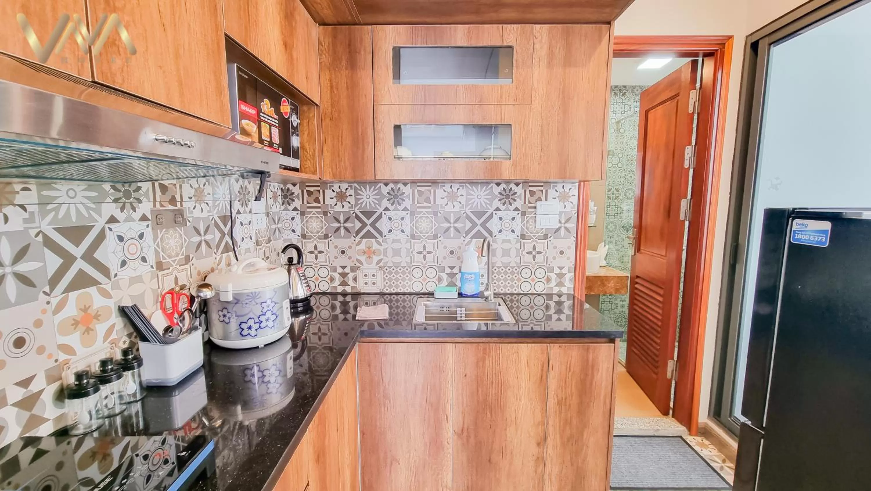 Kitchen or kitchenette in VNAHOMES Serviced Apartment