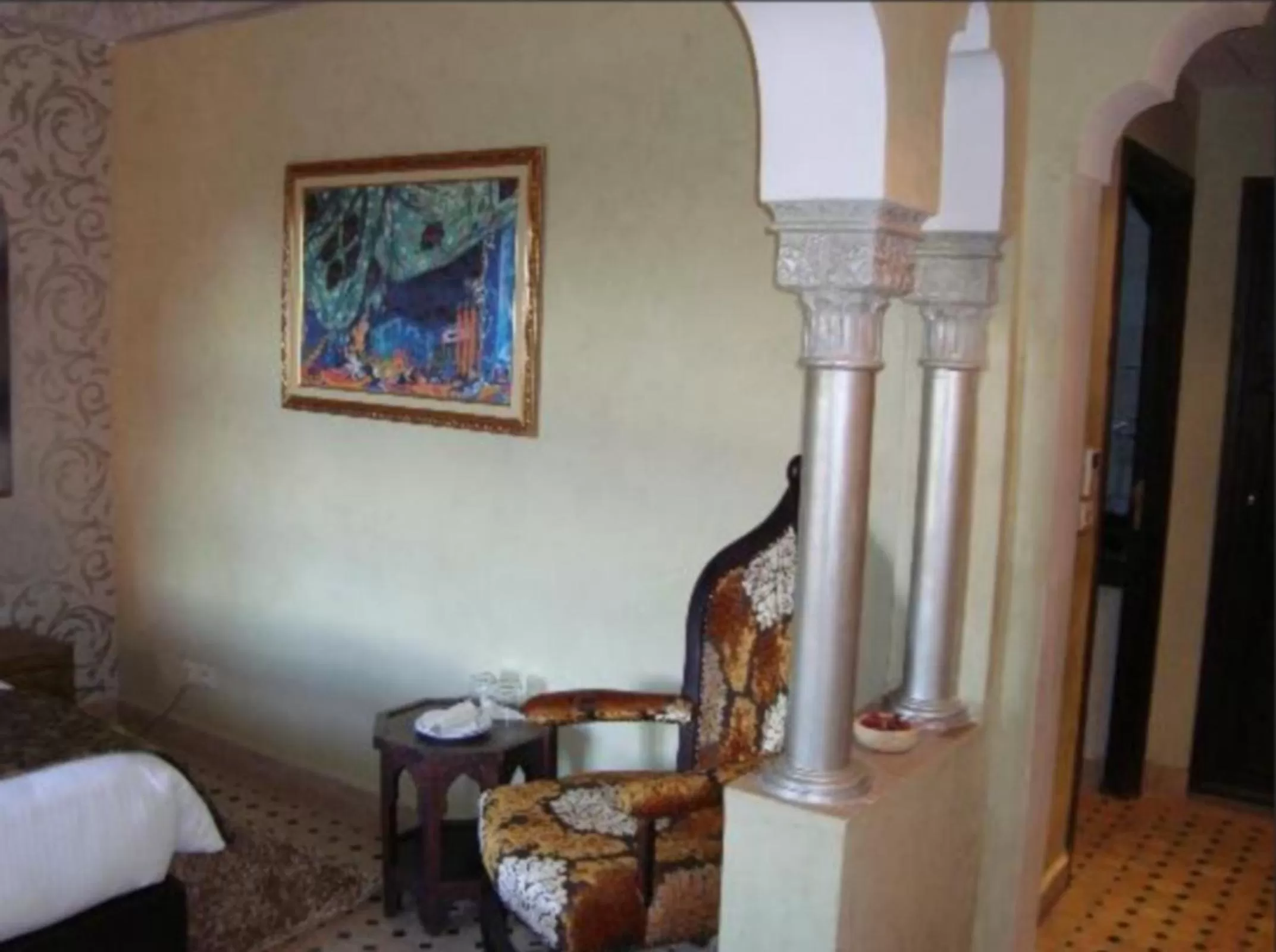 Decorative detail, Seating Area in Le Temple Des Arts