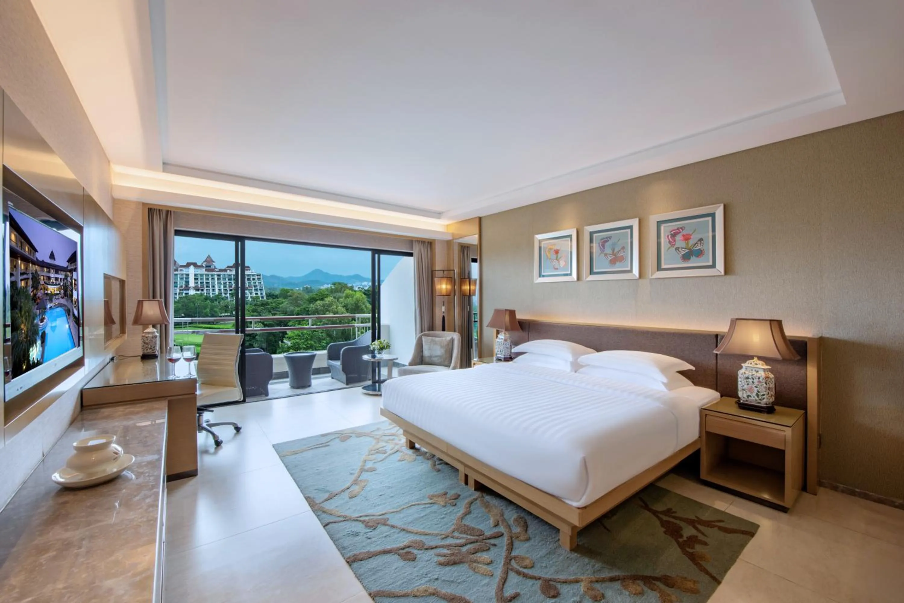 Bed in Mission Hills Hotel Resorts Shenzhen