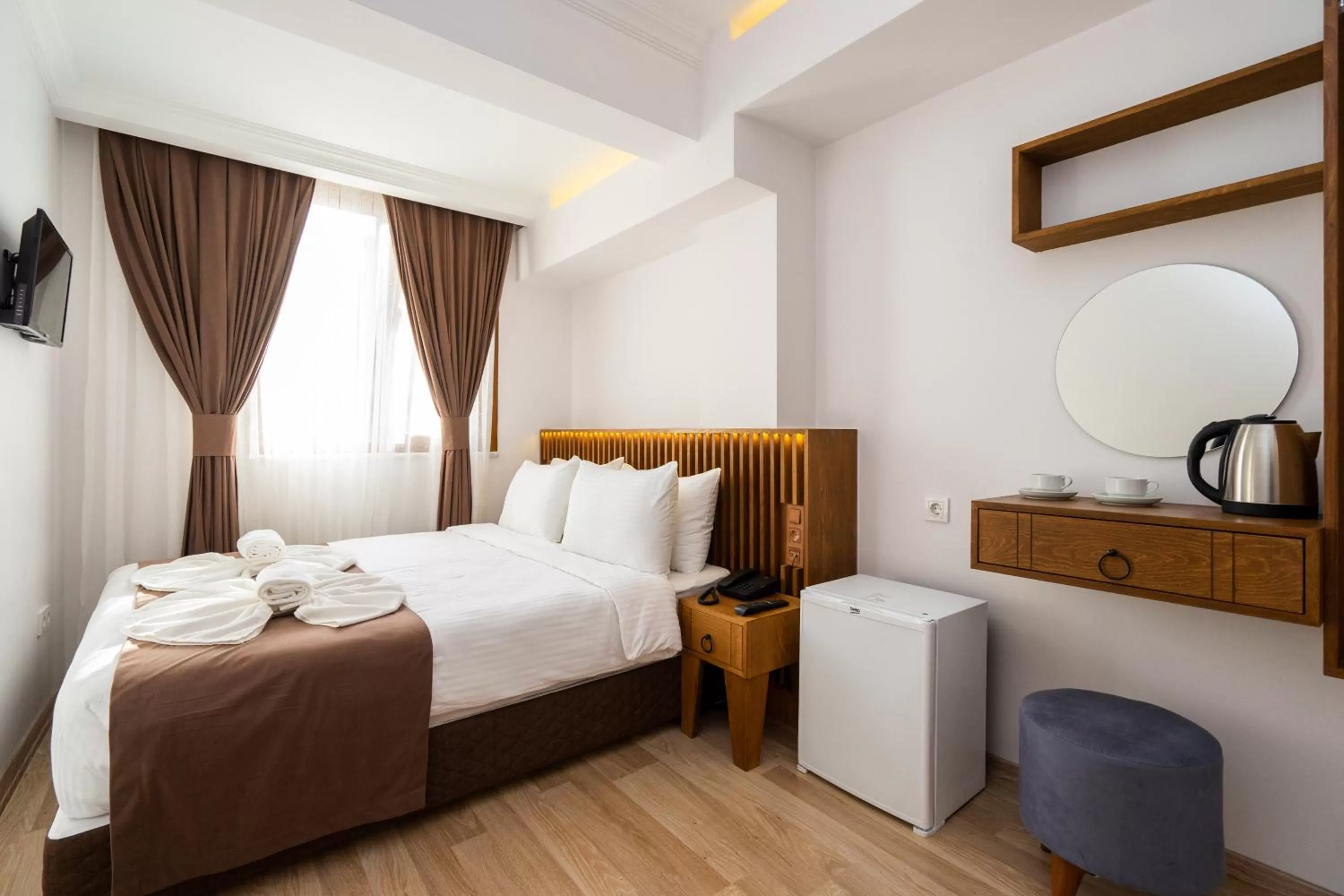 Bed in Castillo Rojo Hotel Istanbul