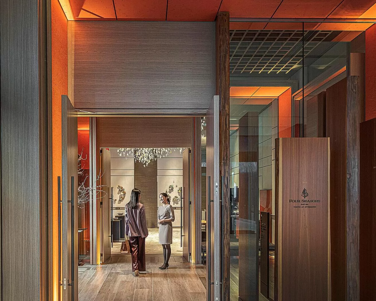 Facade/entrance in Four Seasons Hotel Tokyo at Otemachi