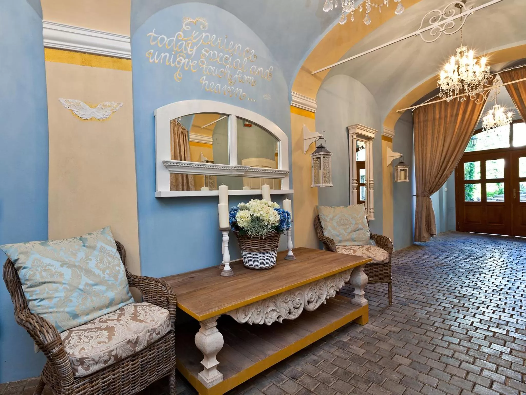 Lobby or reception in Cathedral Prague Apartments