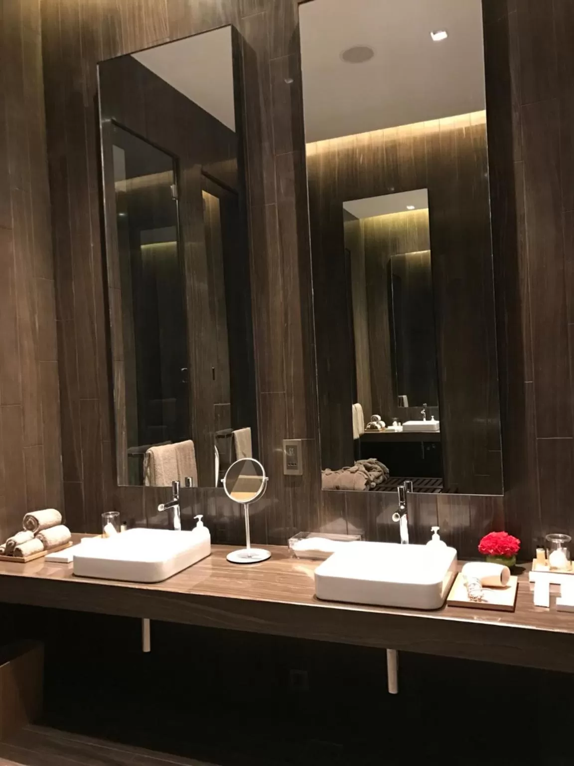 Bathroom in Roseate House New Delhi