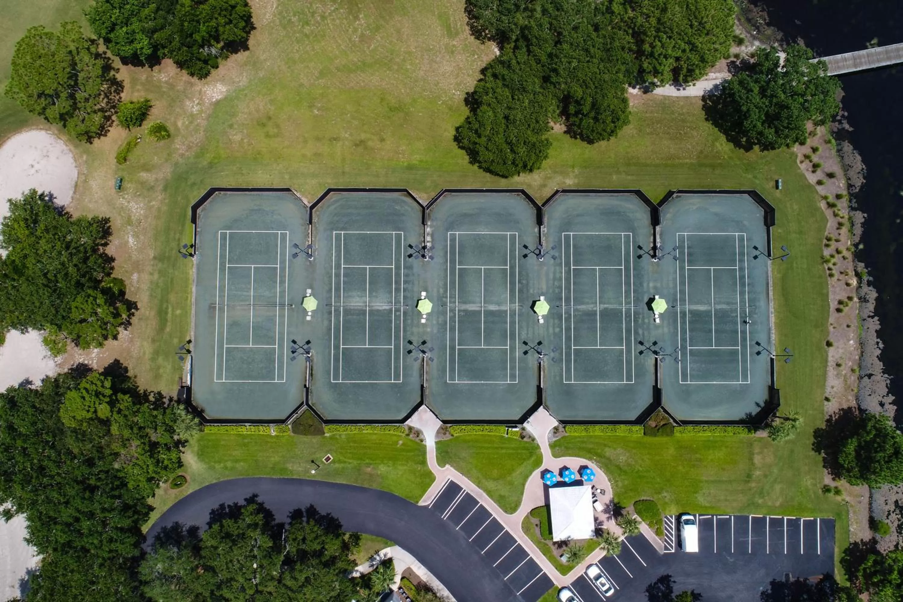 Tennis court in Hilton Vacation Club Bayside Resort Panama City Beach