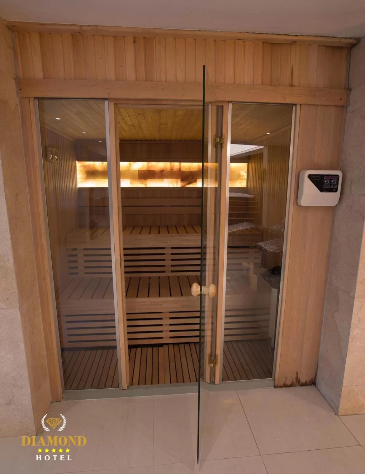 Sauna in Hotel Diamond Prishtina