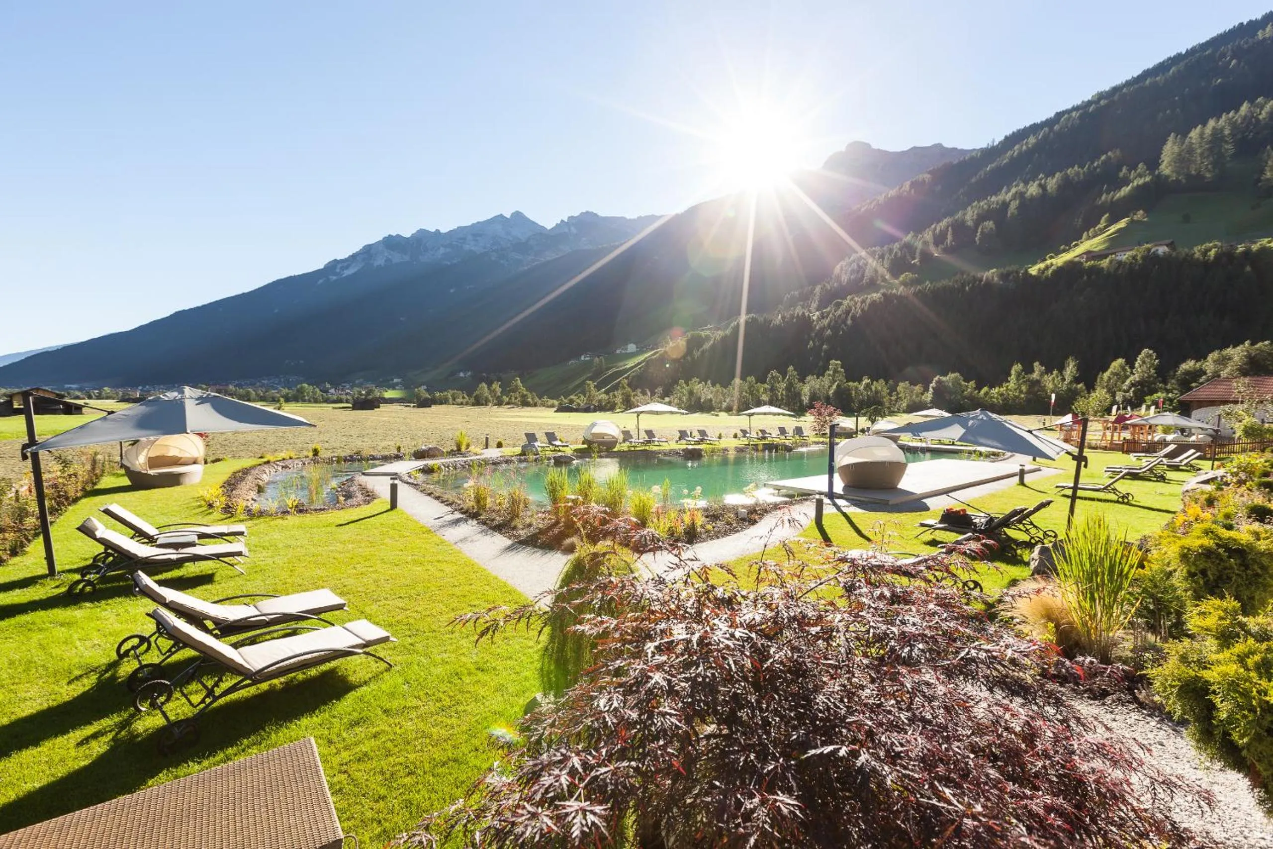 Swimming pool in Alpeiner - Nature Resort Tirol