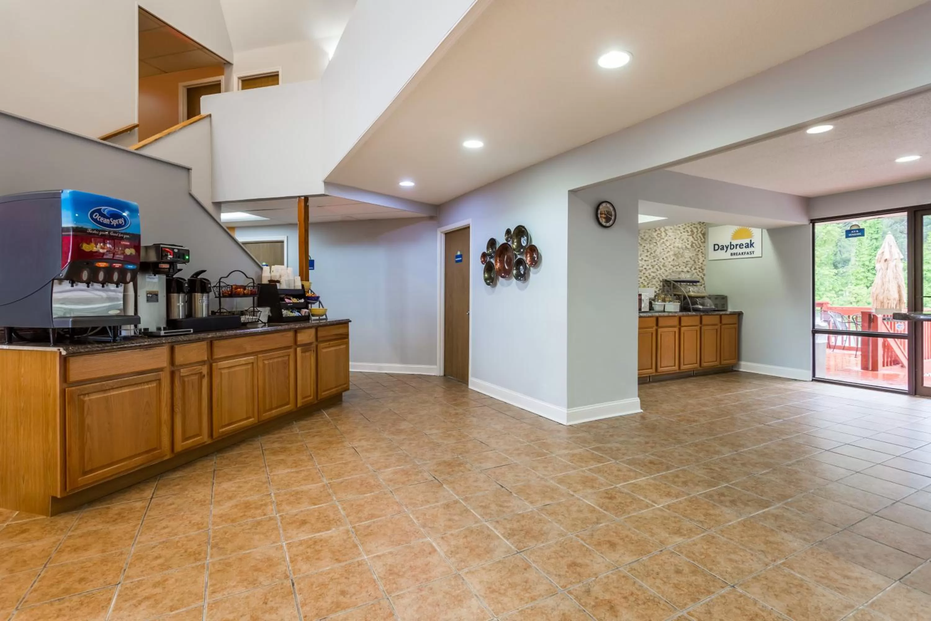 Continental breakfast in Days Inn by Wyndham Chincoteague Island