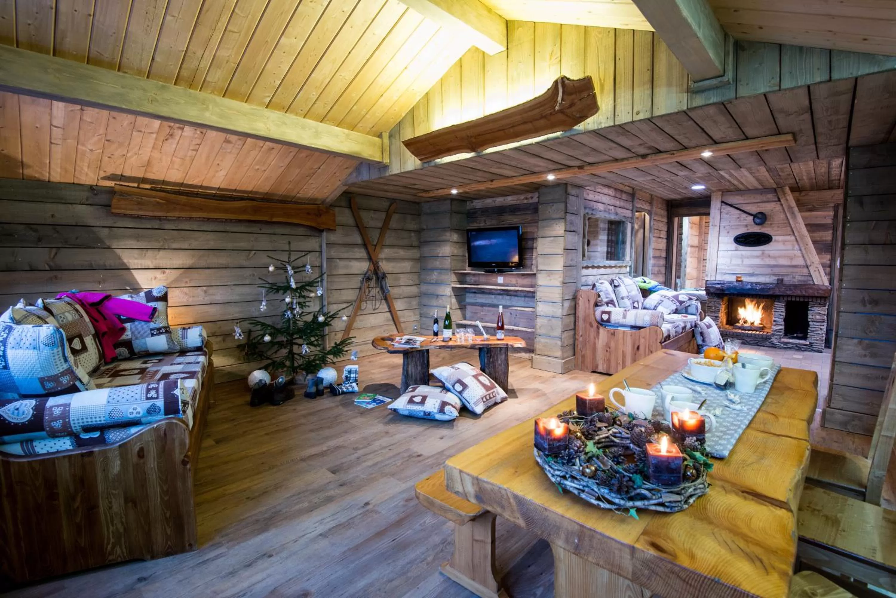 Superior Two-Bedroom Apartment in Le Couarôge Chalets et Appartements