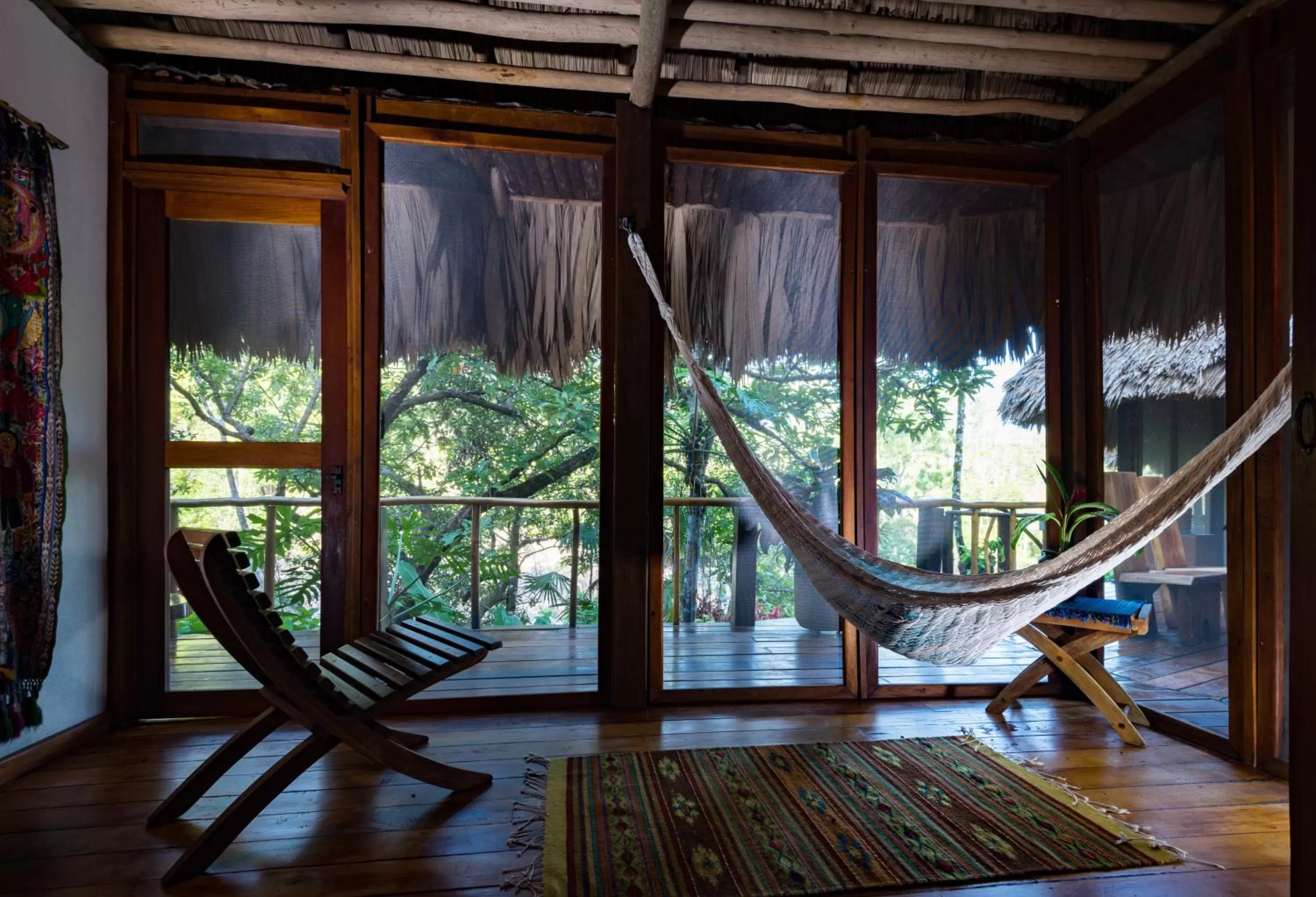 Seating area in Gaia Riverlodge